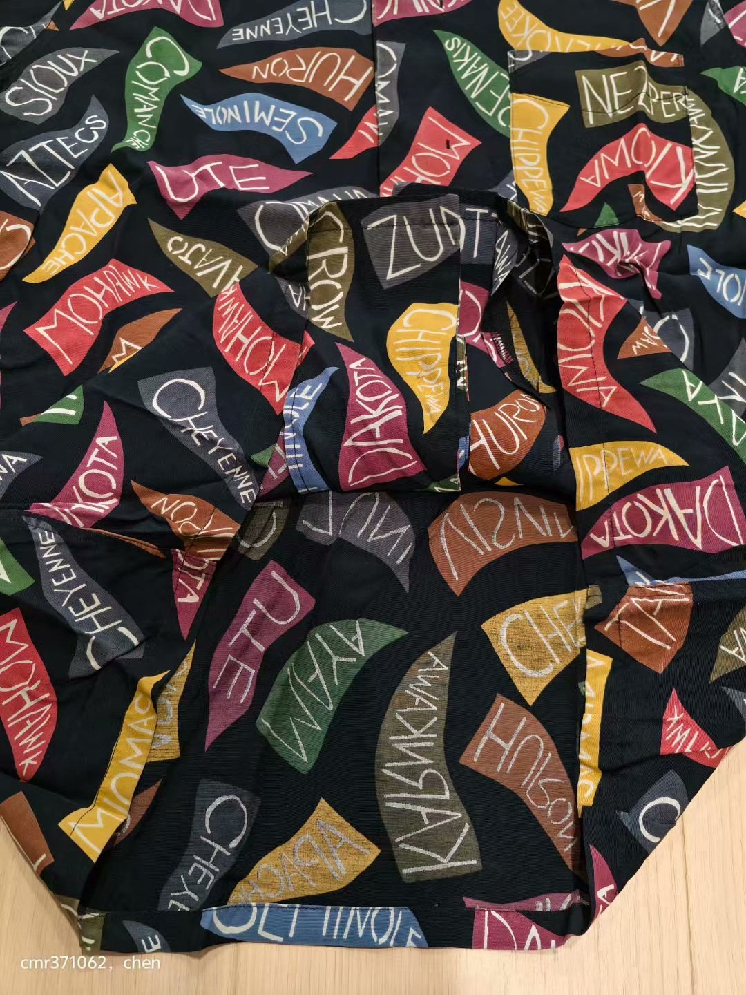 VISVIM 19SS FREE EDGE SHIRT — label