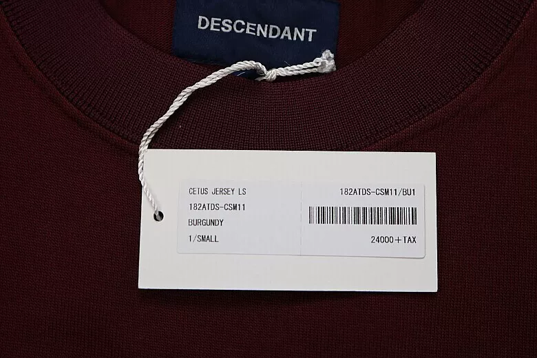 Descendant Cetus Jersey LS Shirt — label