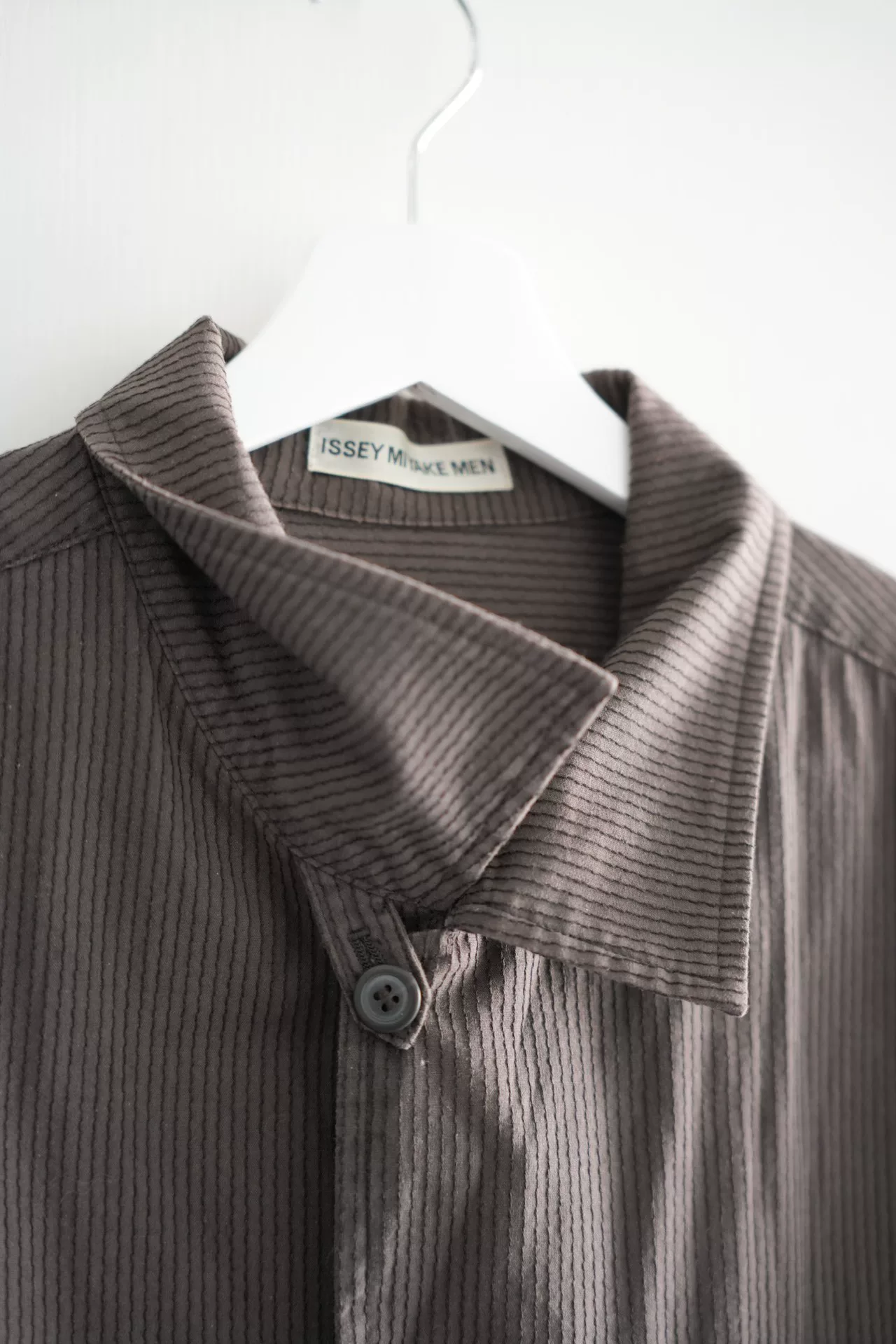 Issey Miyake Men Vintage Striped Jacket — back