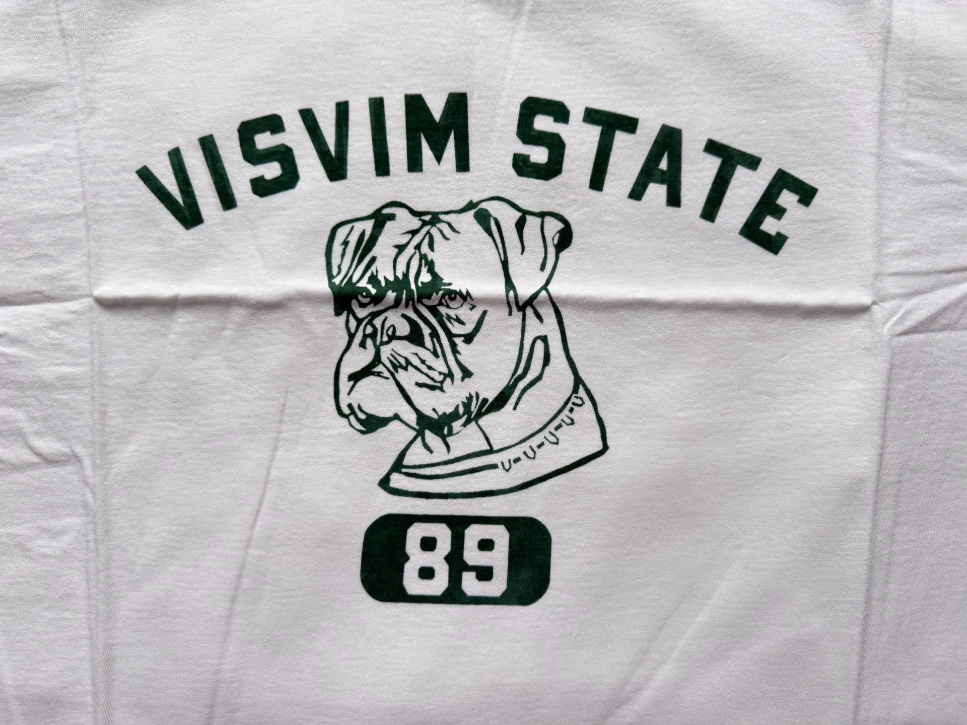 Visvim 26SS Jumbo Tee S/S Dog Head — back