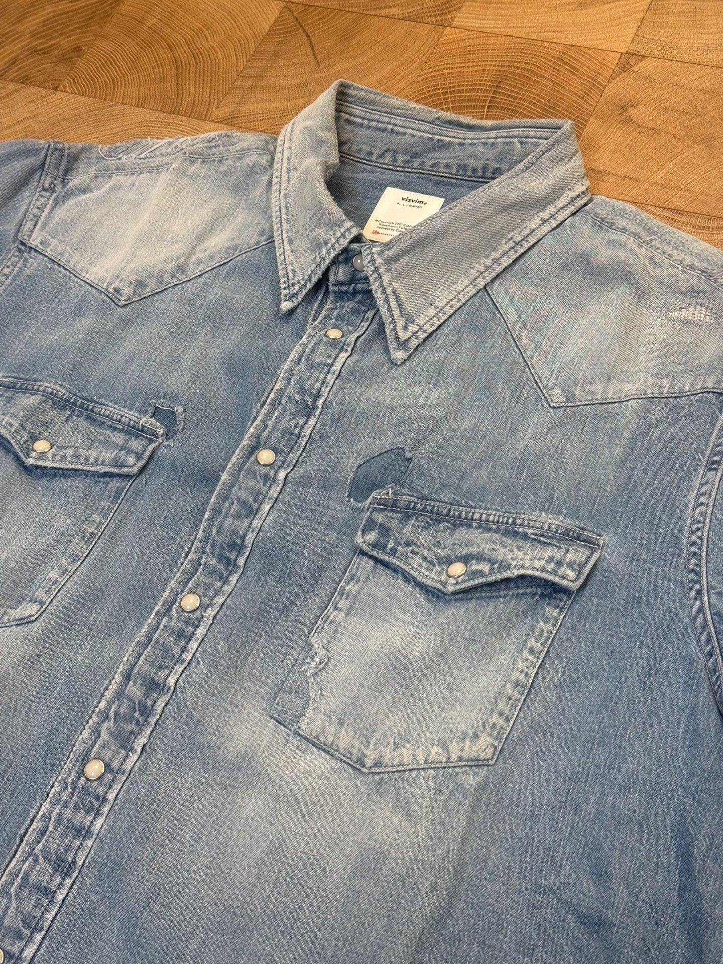 Visvim 24SS Social Sculpture Shirt — label