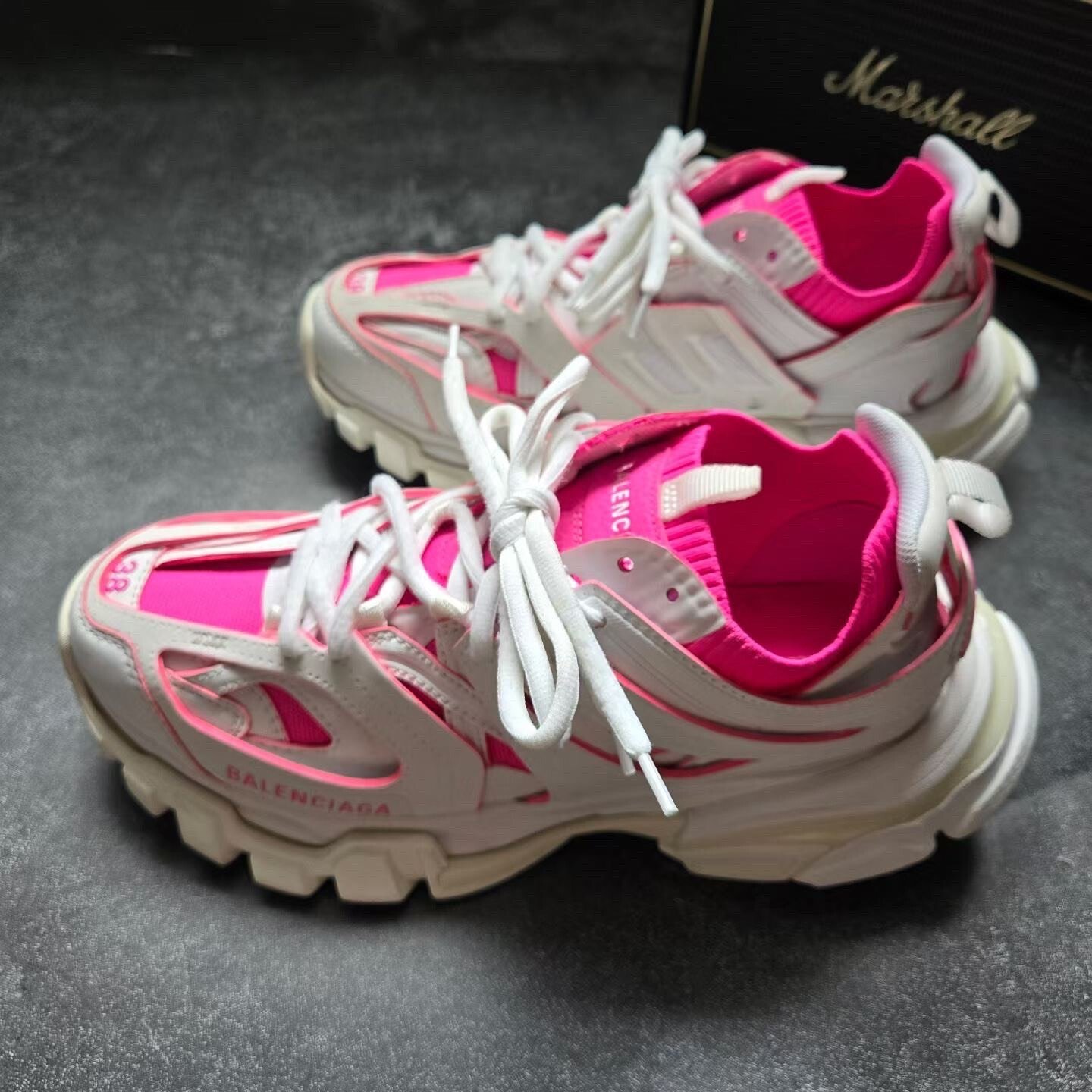 Balenciaga Track White Pink Sneakers