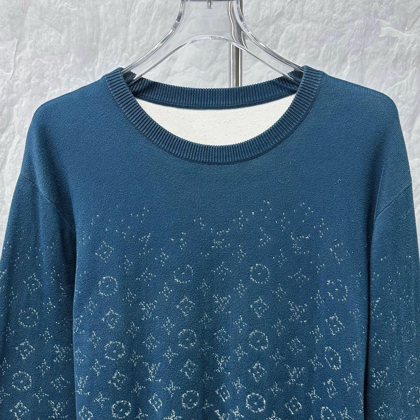 Louis Vuitton Monogram Knit Sweater L — front