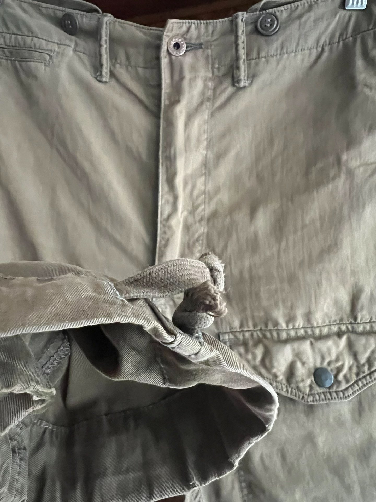 RRL Vintage Military Flight Cargo Pants — back