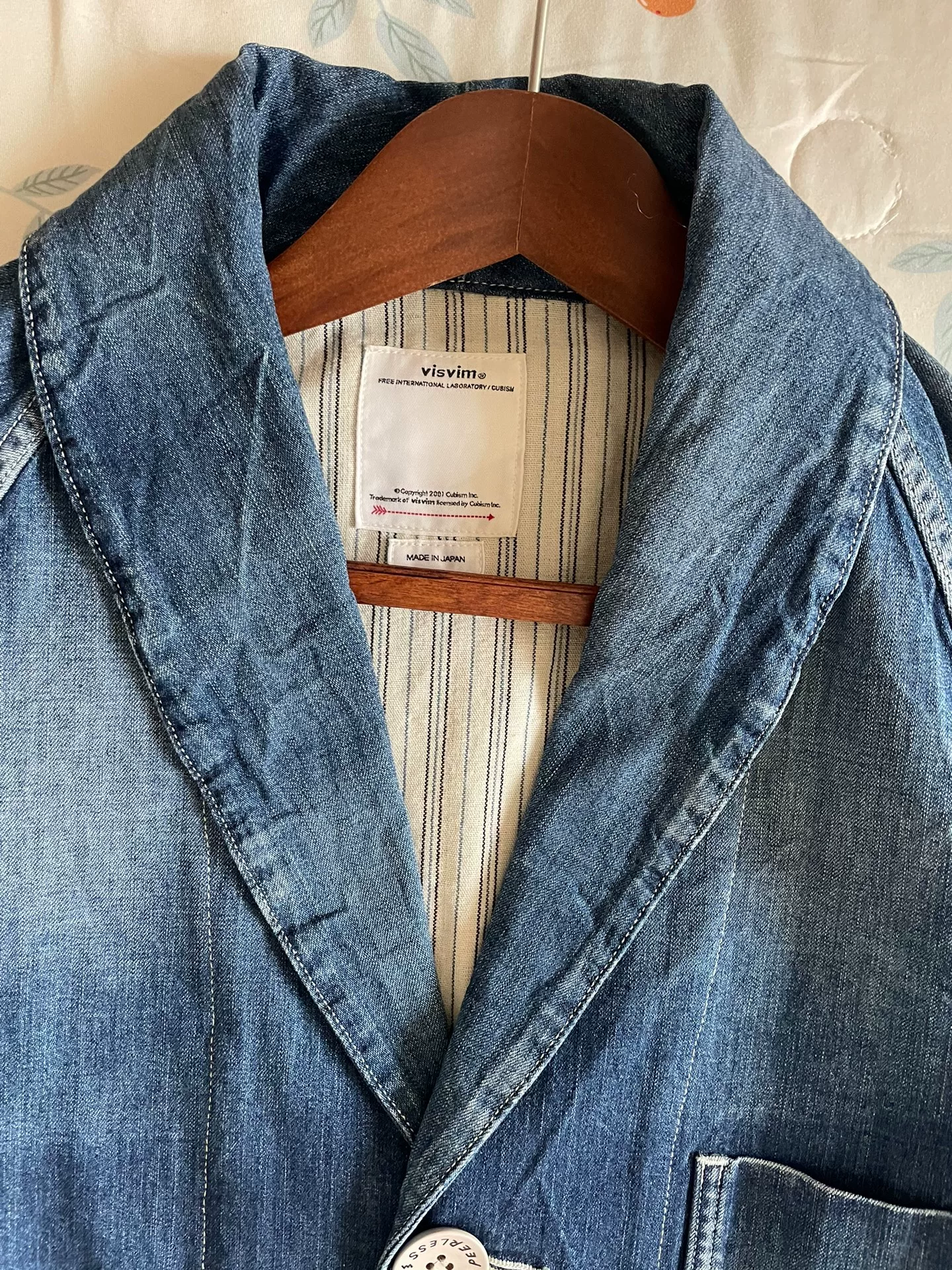 VISVIM SS FOUR CORNERS COAT — detail