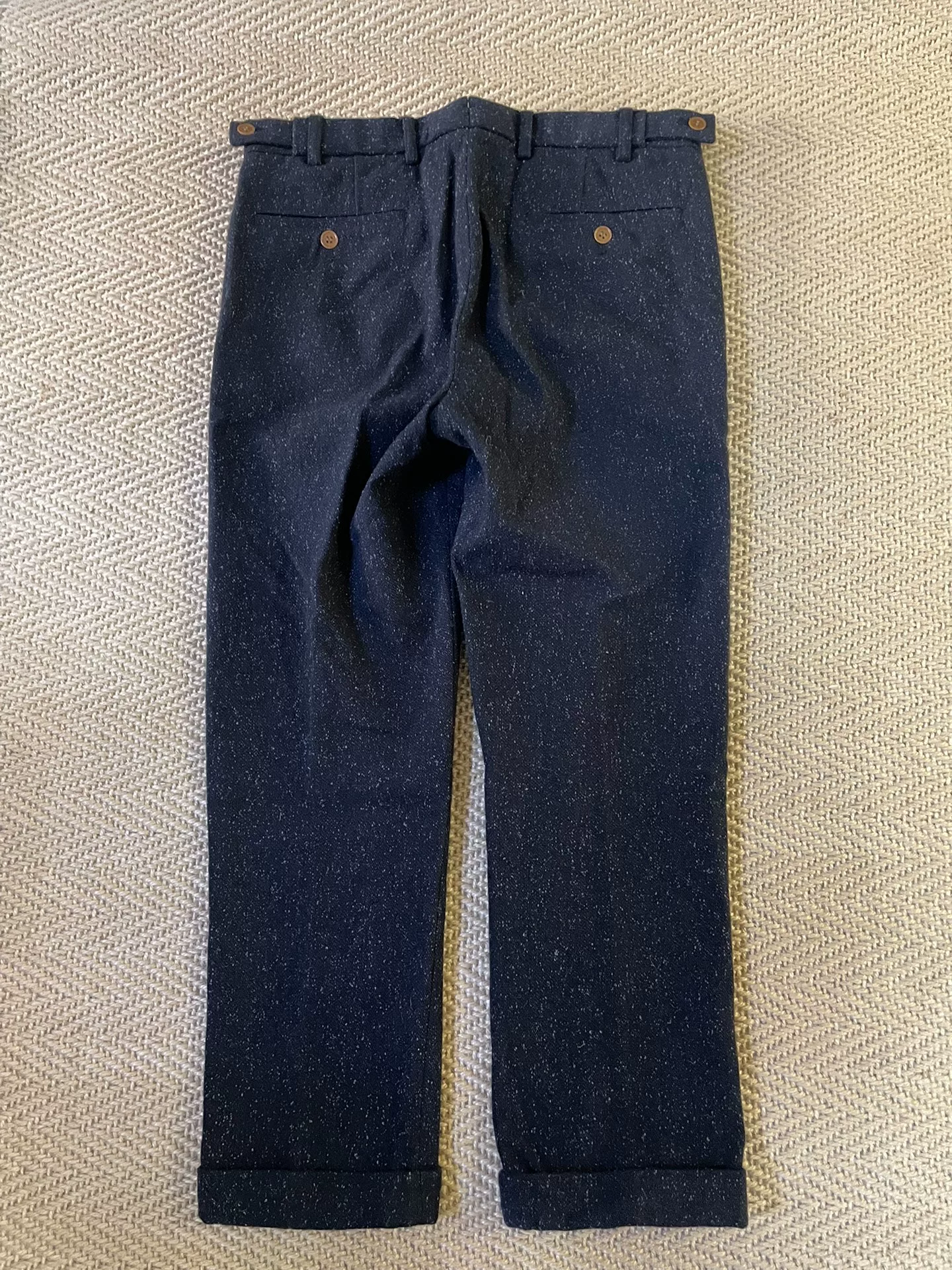 VISVIM CORNELL SLACKS MELANGE WOOL — front