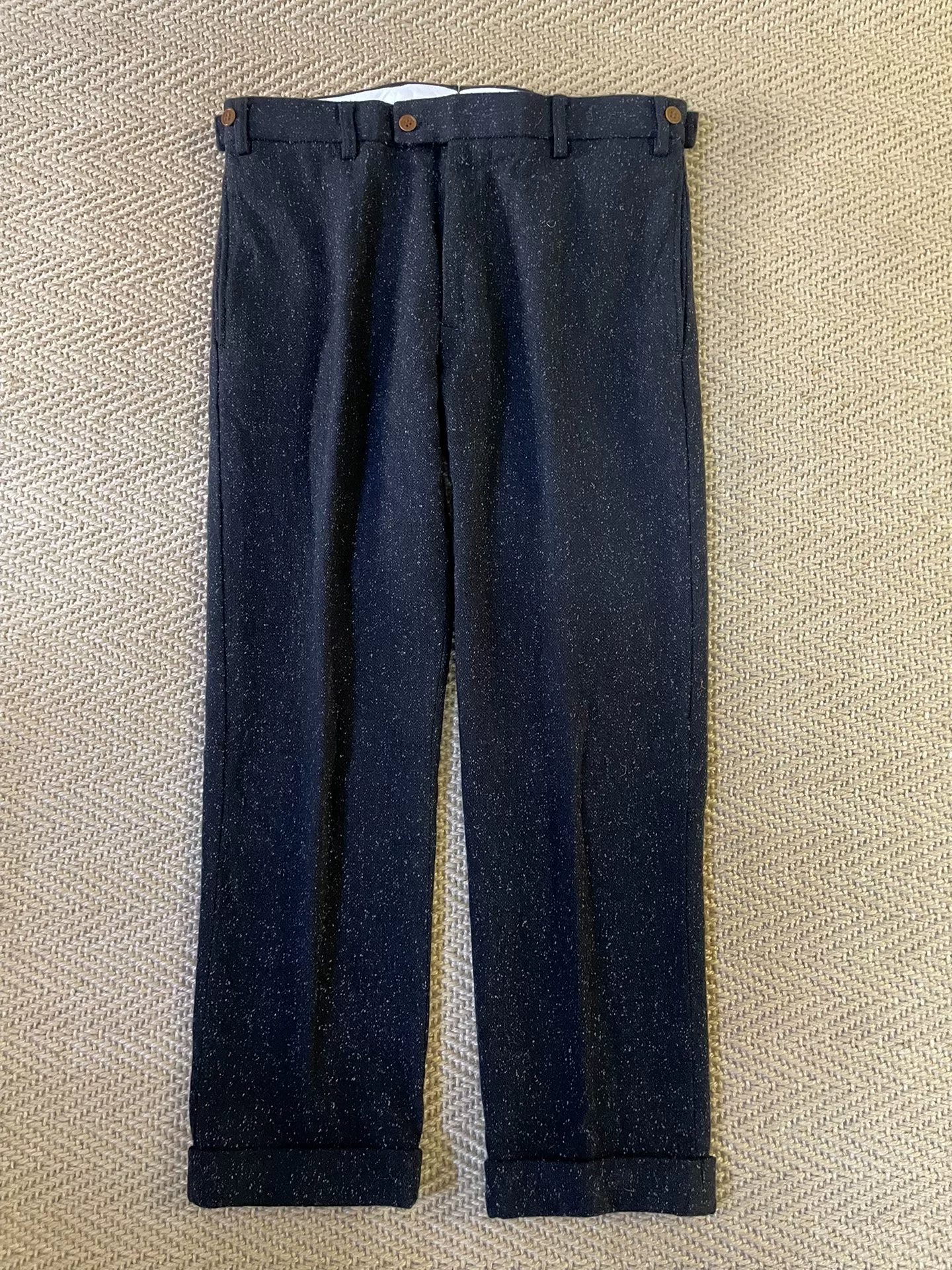 VISVIM CORNELL SLACKS MELANGE WOOL