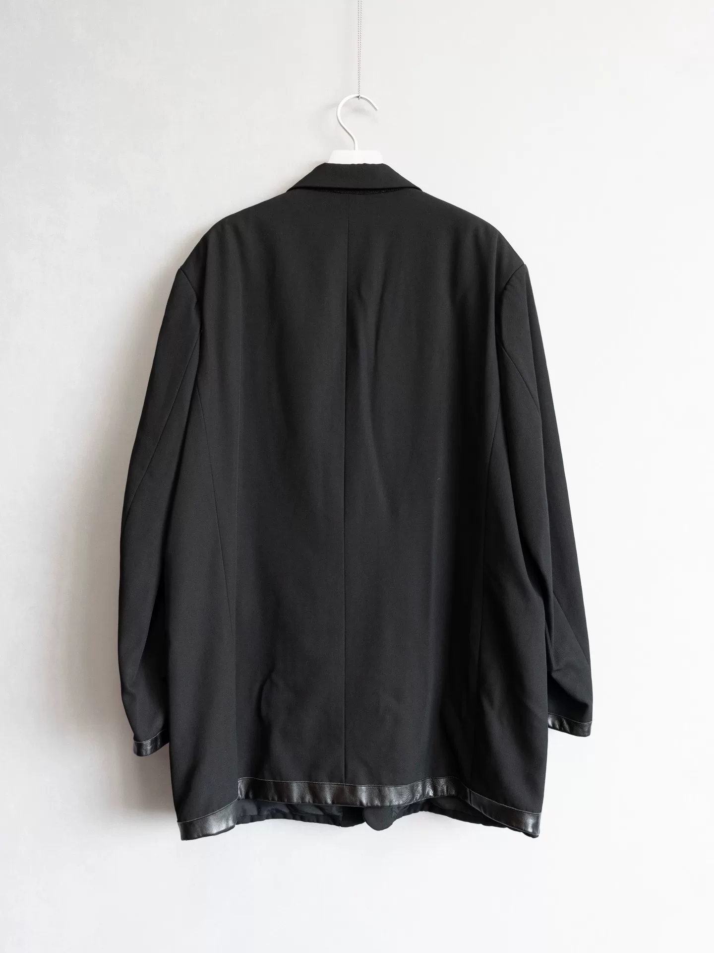 Yohji Yamamoto 96AW Patchwork Wool Coat — front