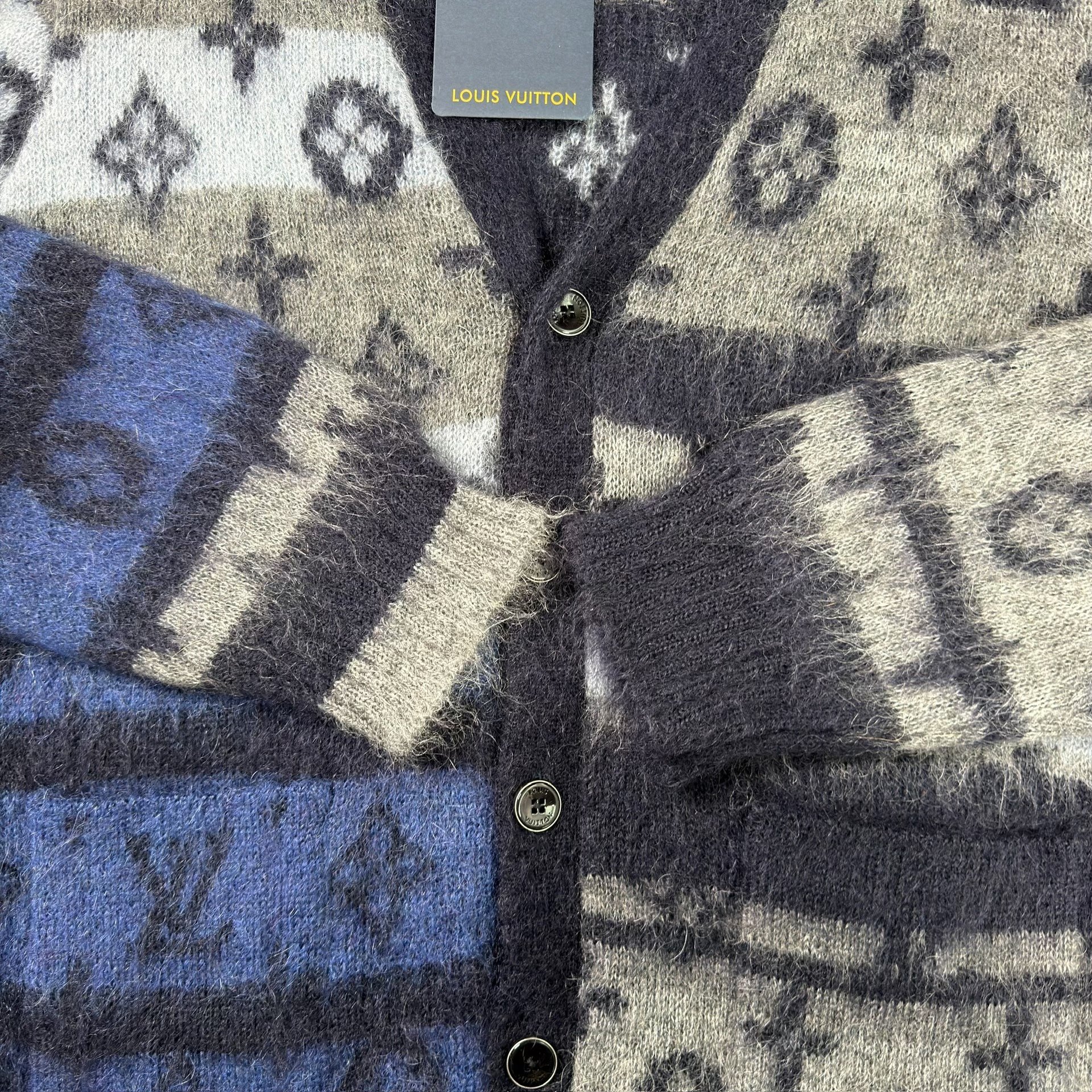 Louis Vuitton Holiday Monogram Cardigan — back