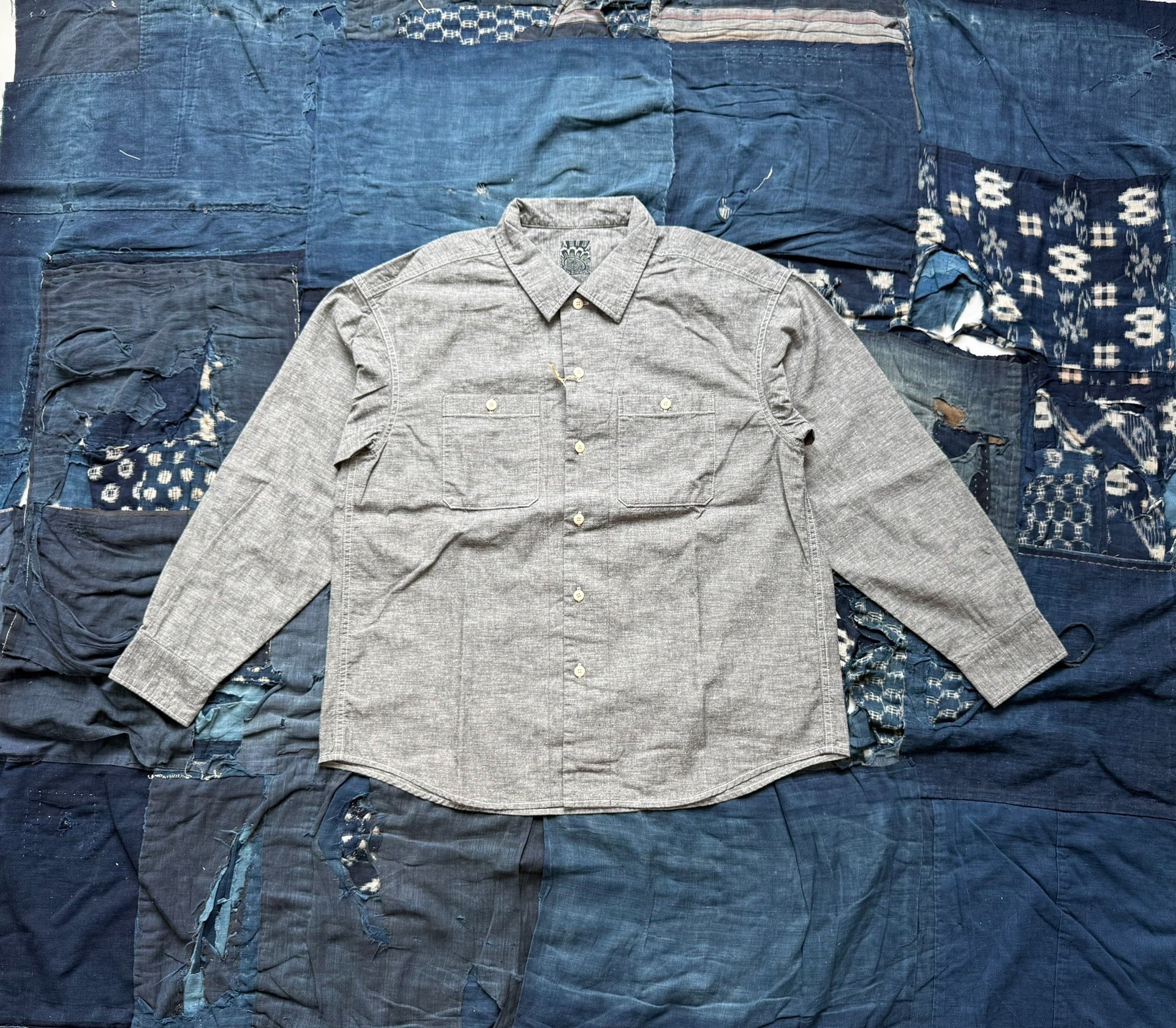VISVIM 26SS Gray Chambray L/S Shirt