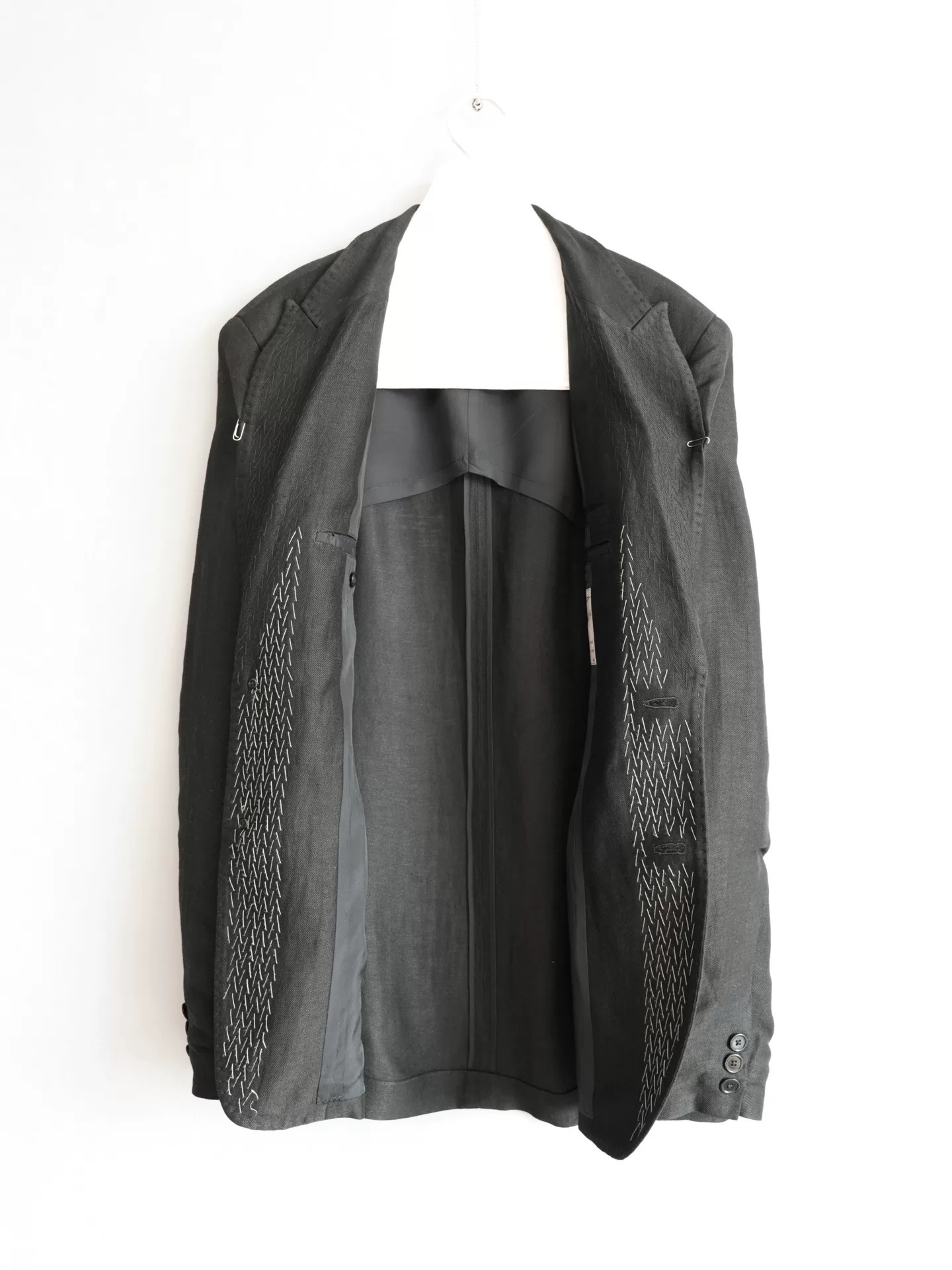 Yohji Yamamoto 09SS Hand-Stitched Jacket — detail