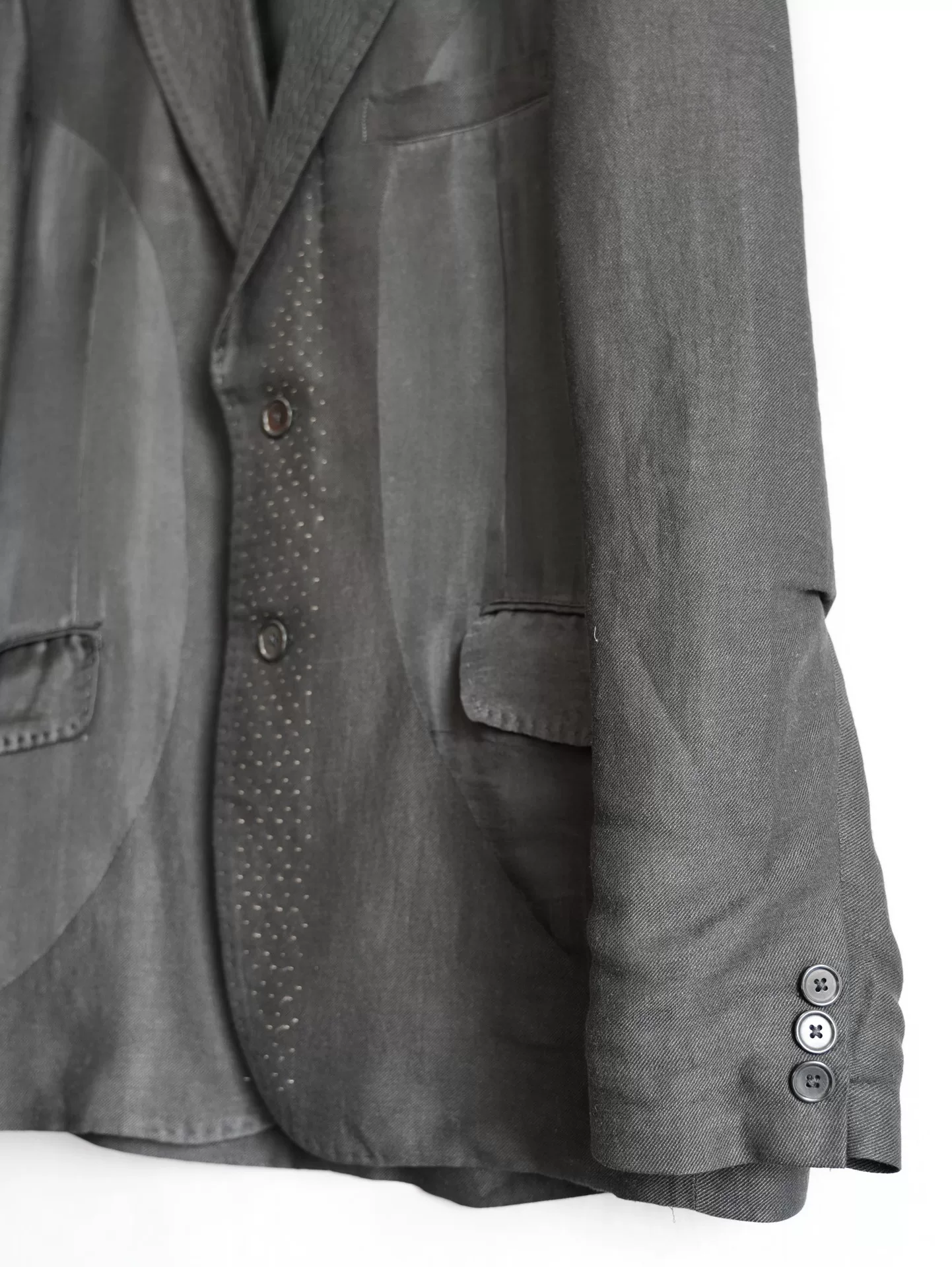 Yohji Yamamoto 09SS Hand-Stitched Jacket — label