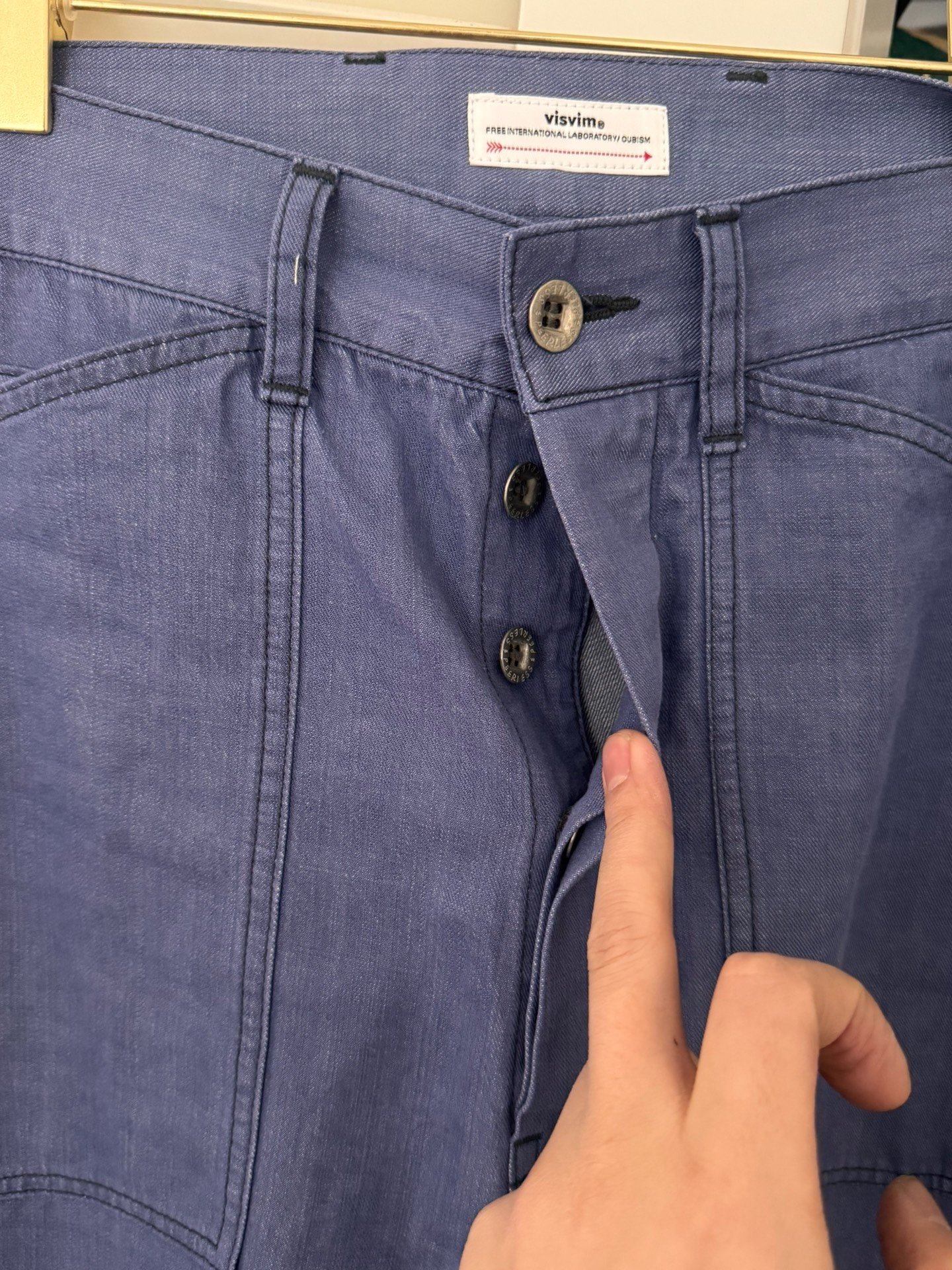 VISVIM SCOUT PANTS 26SS — label