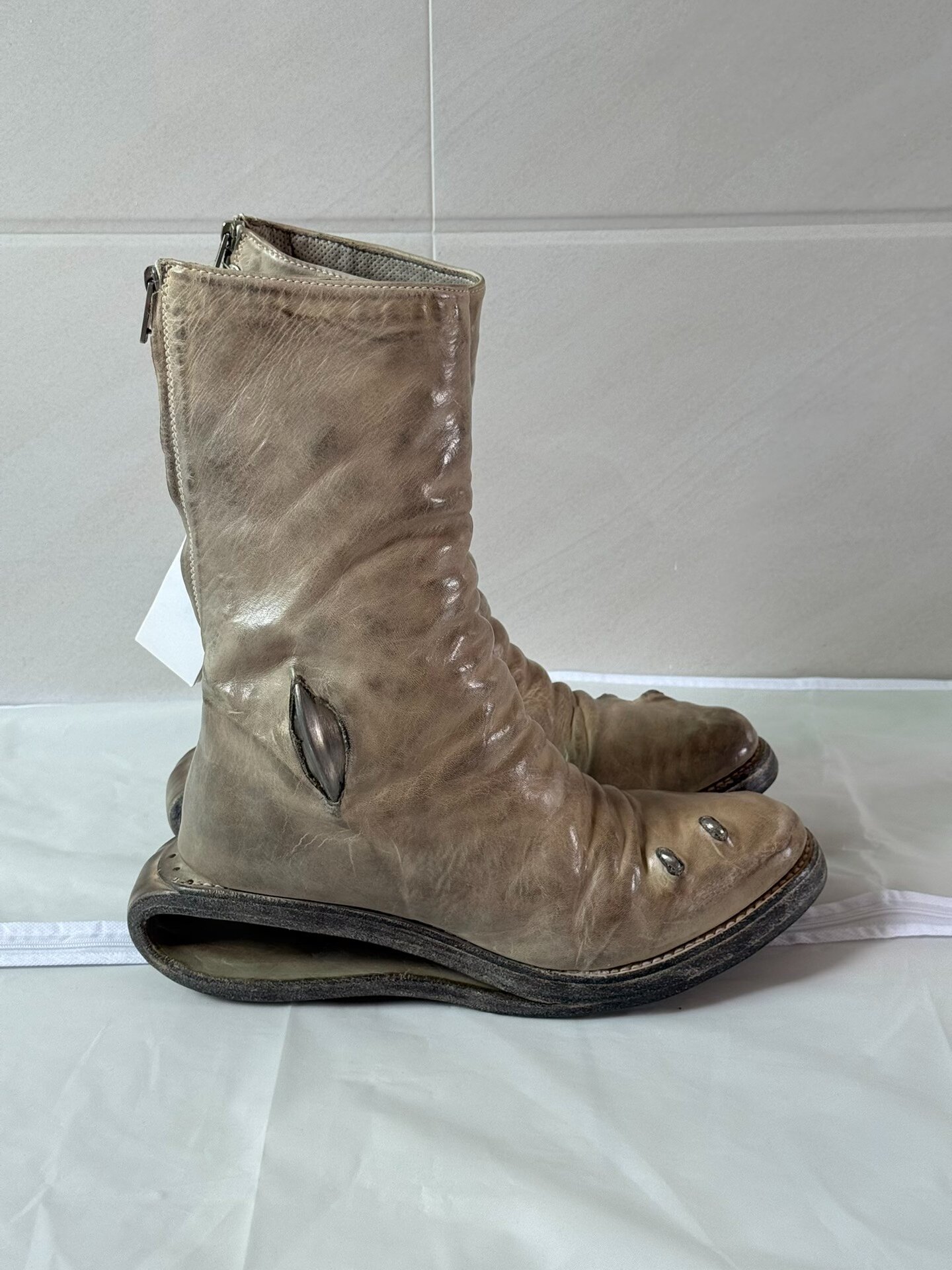 Carol Christian Poell U-sole Mid-Calf Boots — detail