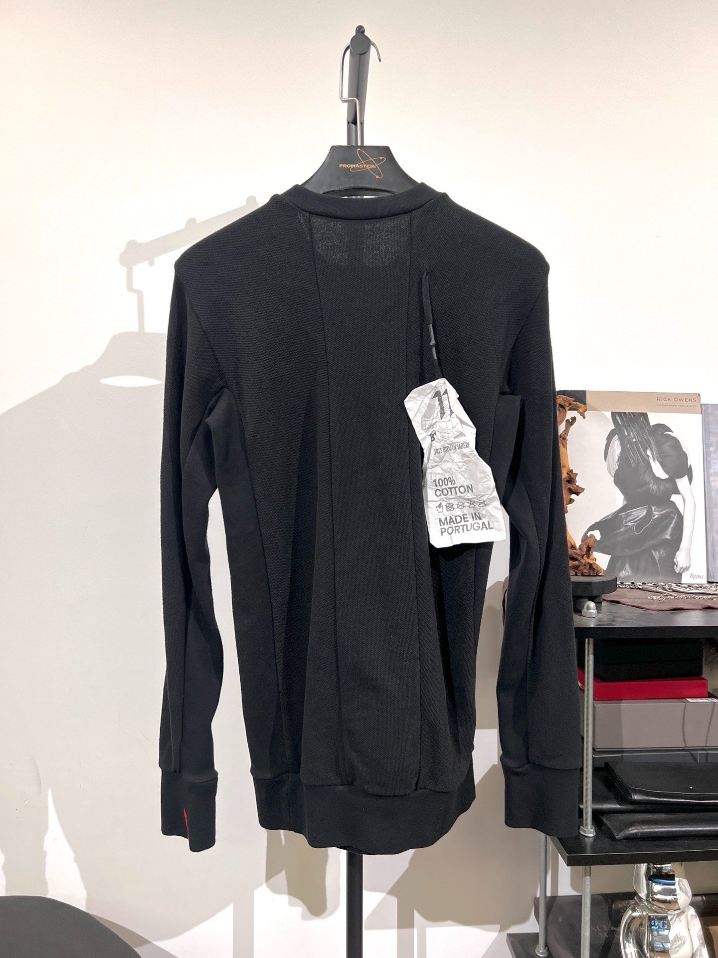 Boris Bidjan Saberi CR3 Waffle Sweatshirt — front