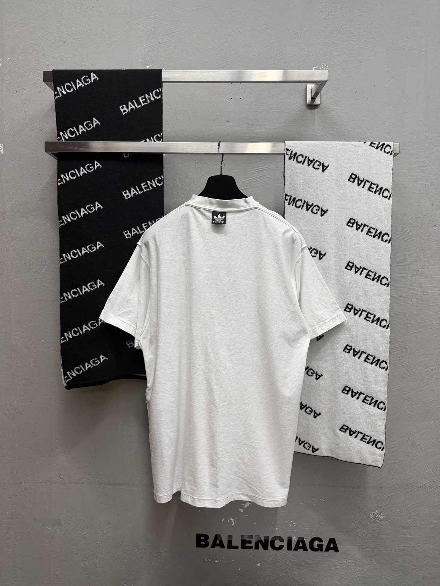 Balenciaga x Adidas Short-Sleeve T-Shirt — detail