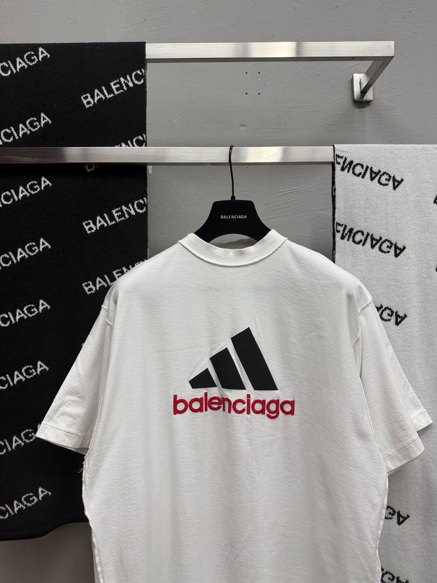 Balenciaga x Adidas Short-Sleeve T-Shirt — front