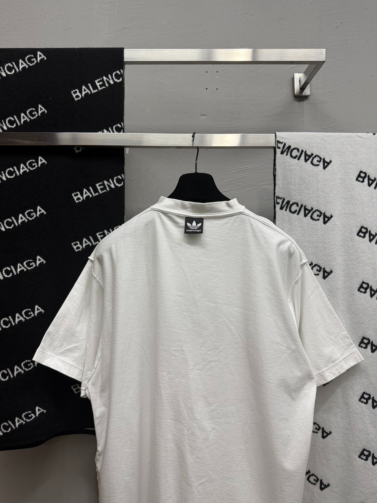 Balenciaga x Adidas Short-Sleeve T-Shirt — back