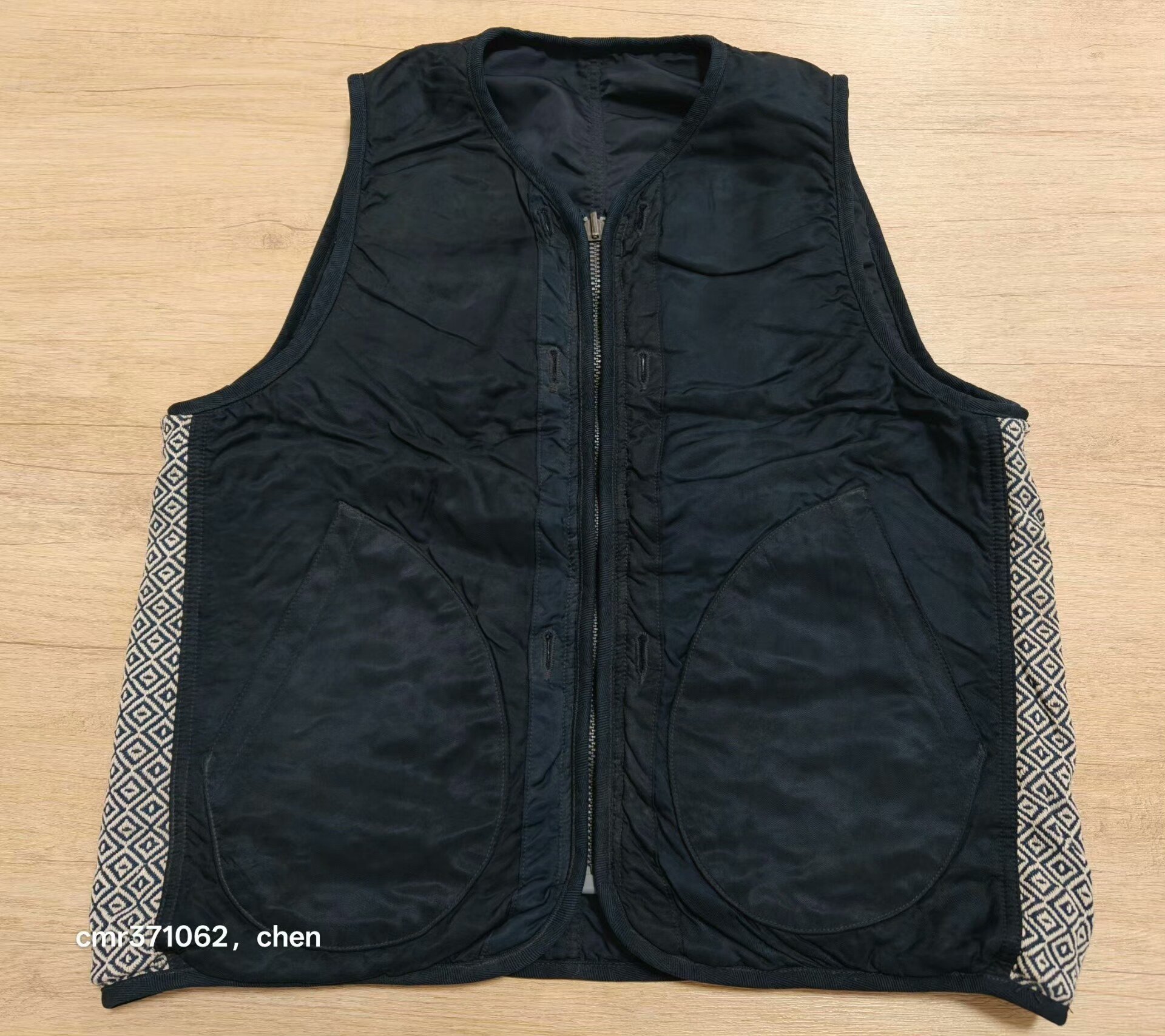 visvim 19ss Iris Liner Vest — label
