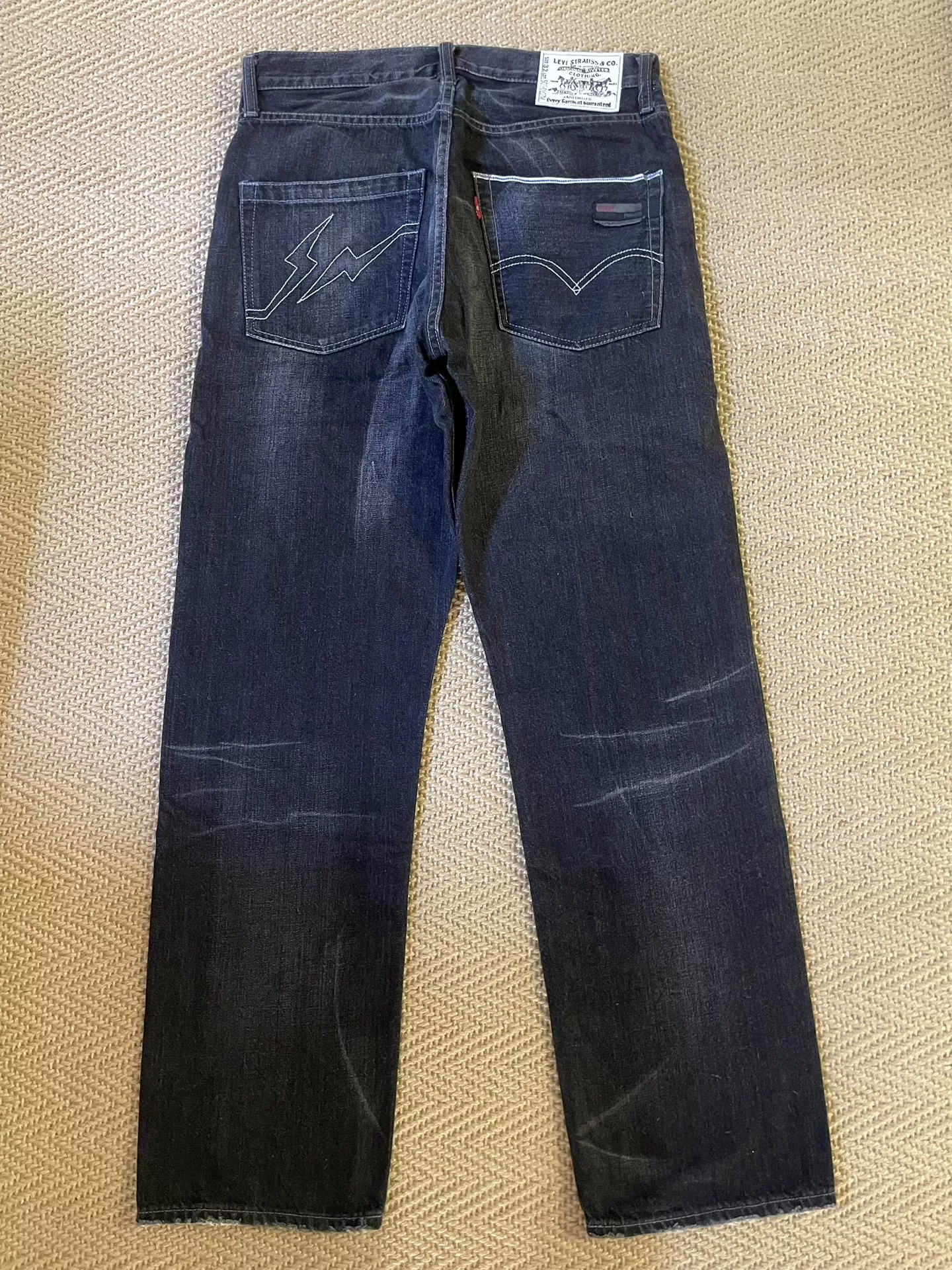 Levi's Fenom 505 Heavy Washed Jeans — front