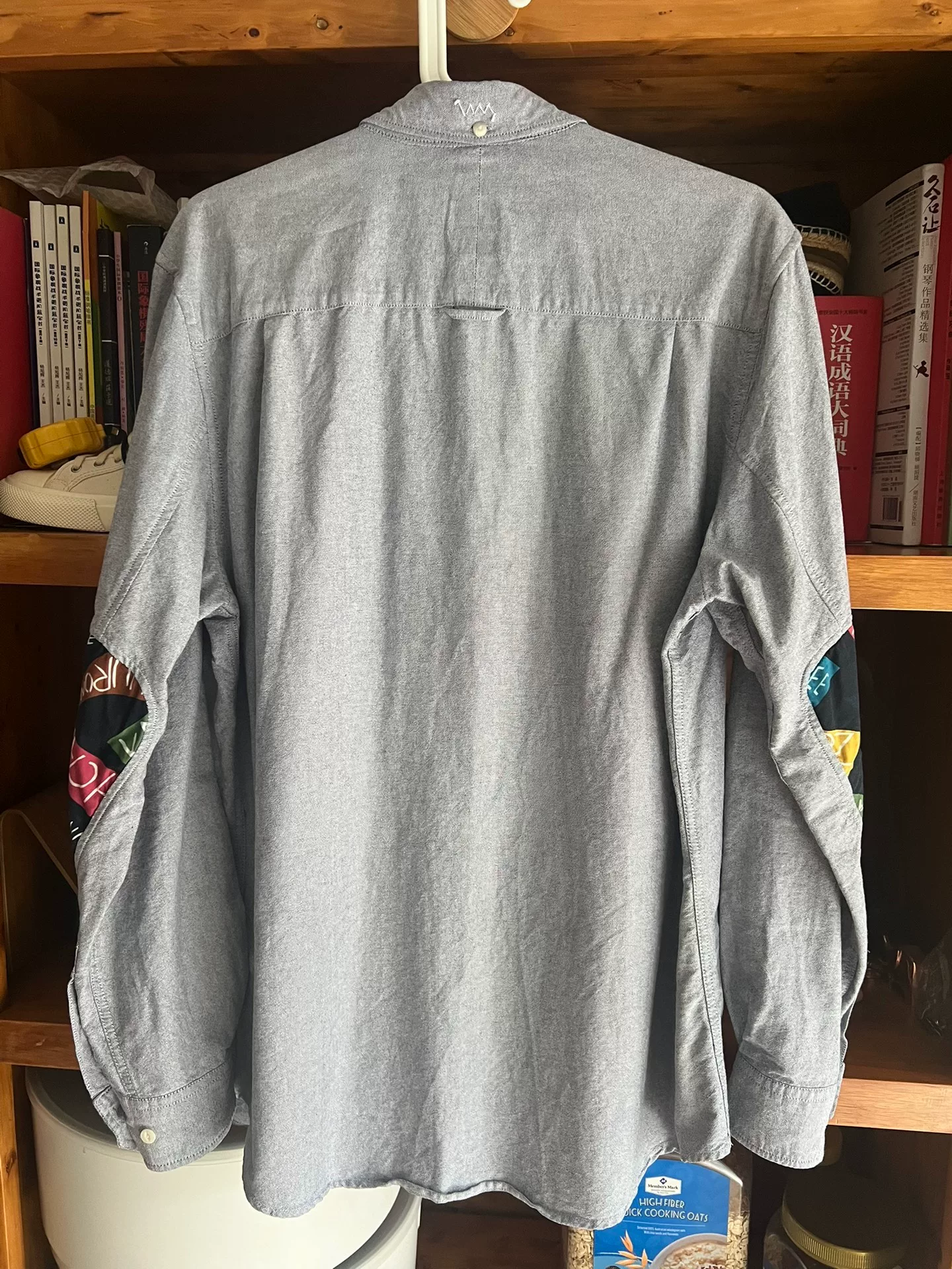 visvim 18SS GIZA Cotton Drop-Sleeve Shirt — label