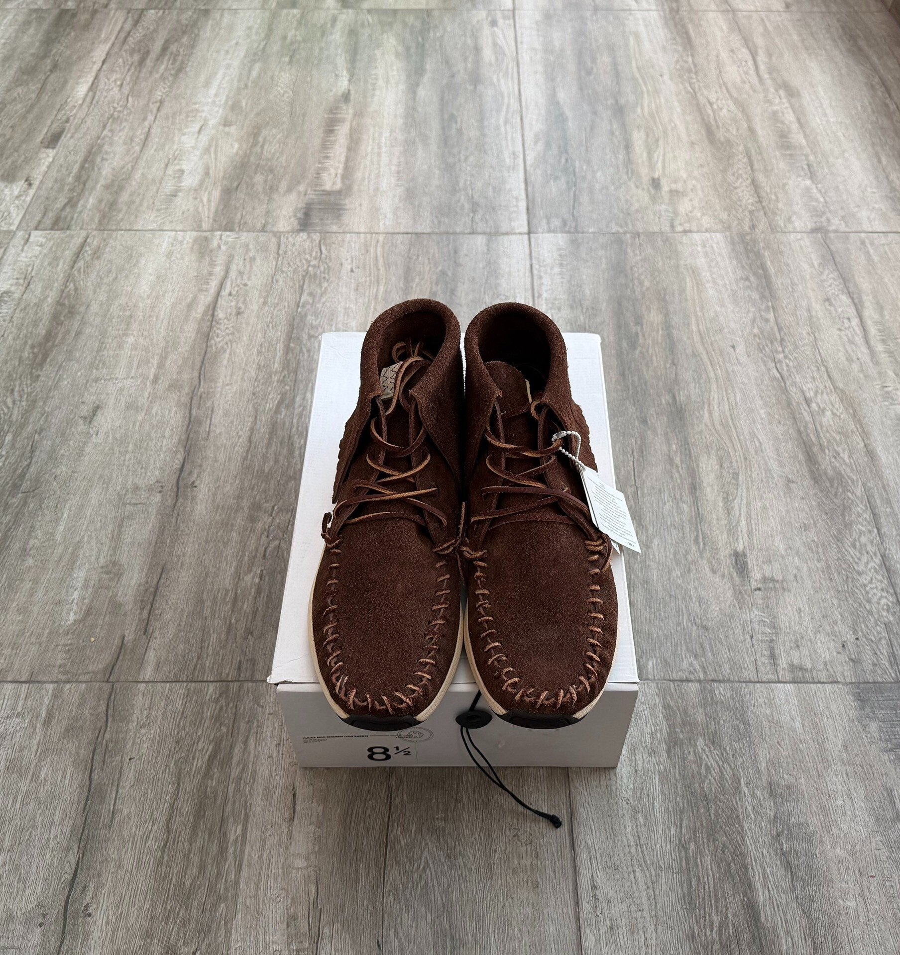 Visvim Yucca Moc Shaman Veg Suede