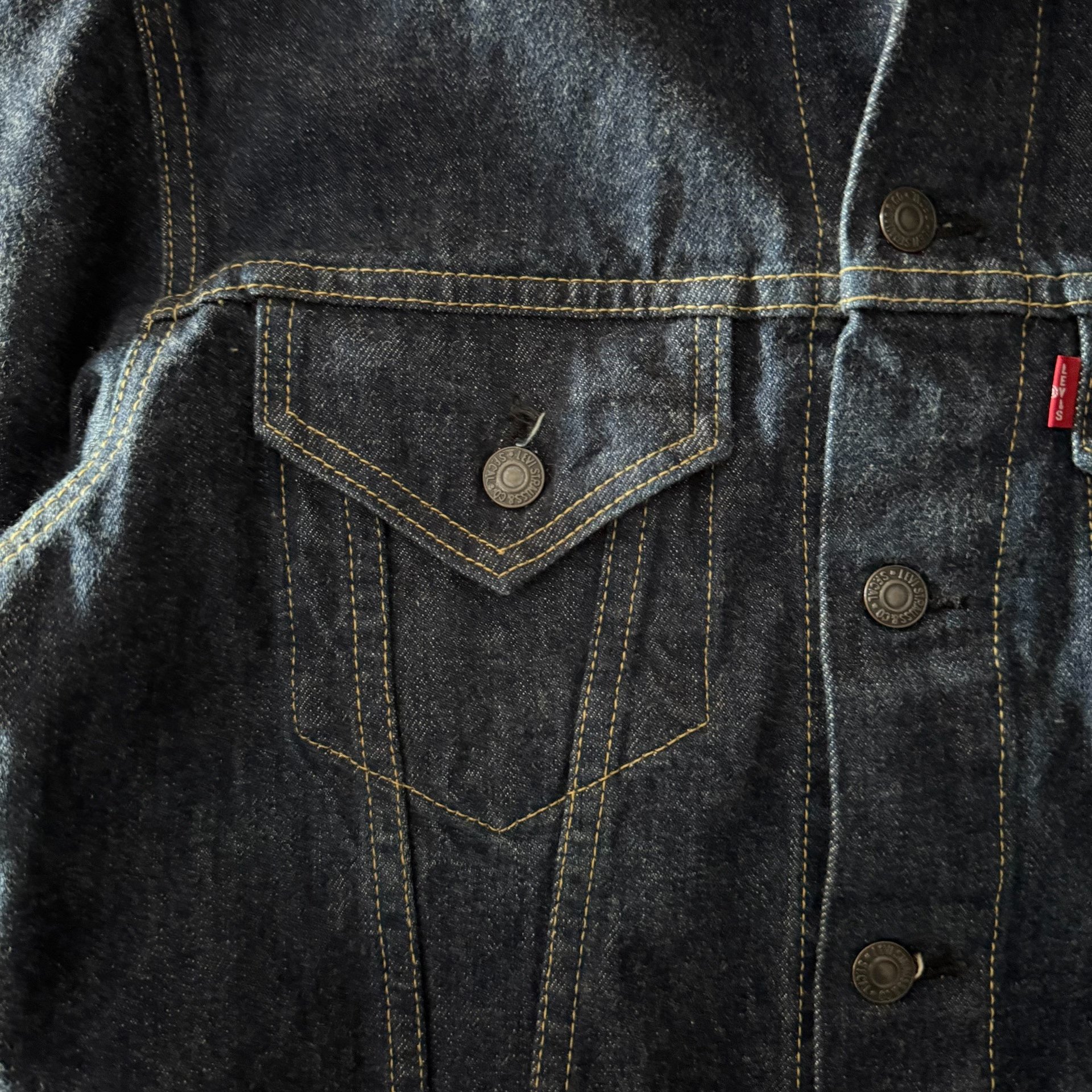 Levi's LVC557 J09 Denim Jacket — label