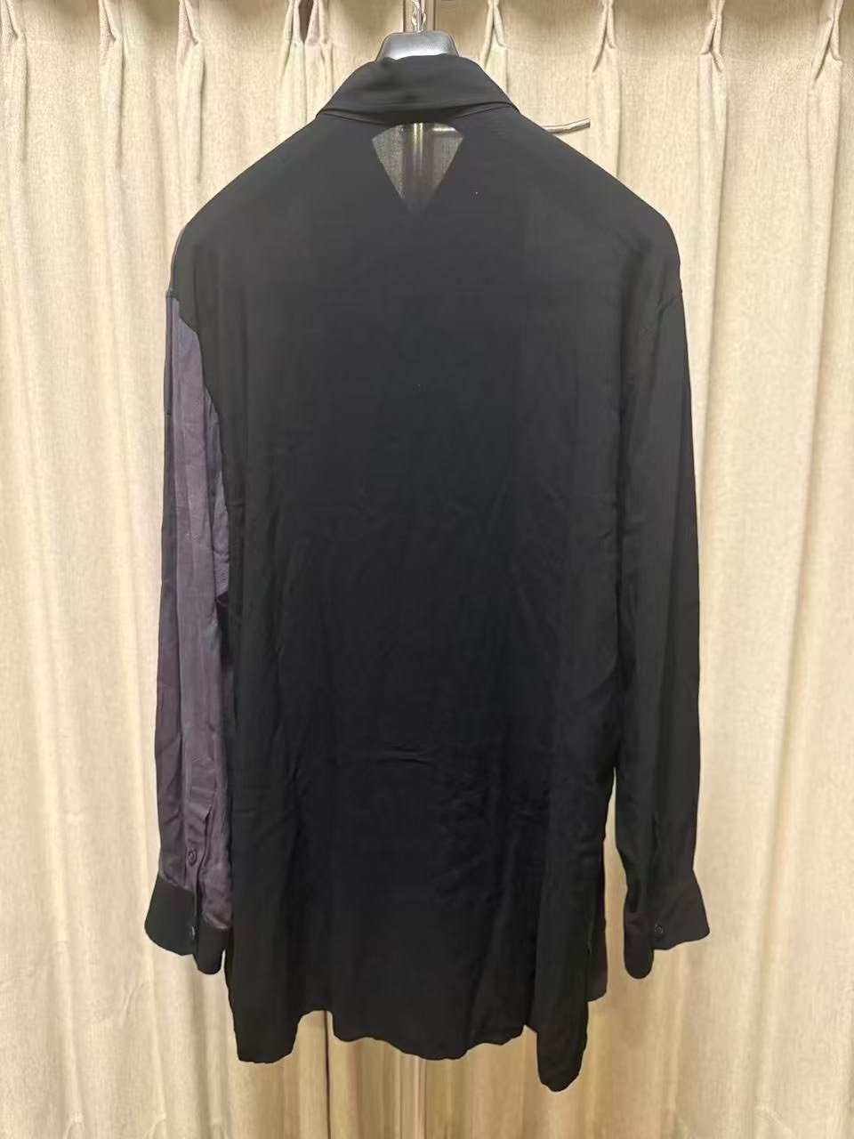 Yohji Yamamoto Beksinski Cross Print Shirt — front