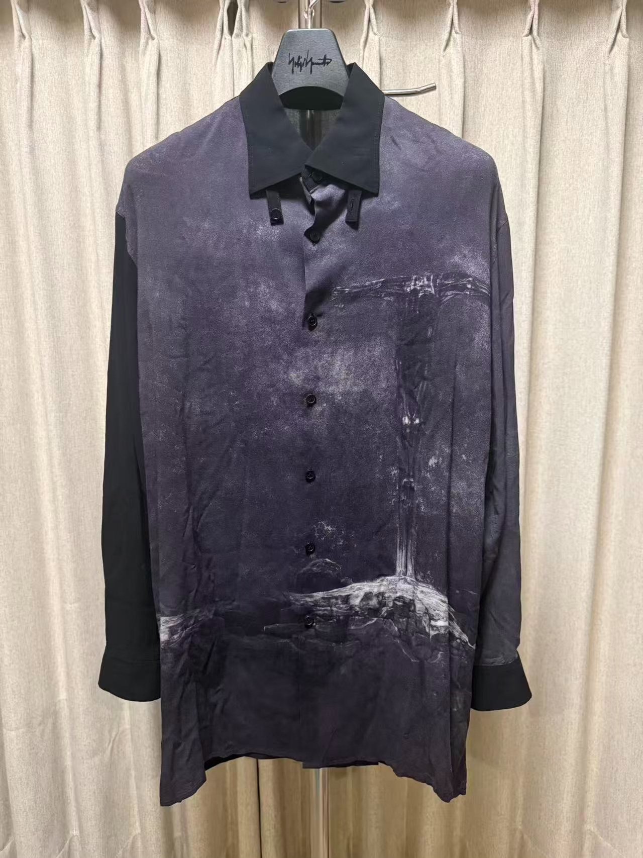 Yohji Yamamoto Beksinski Cross Print Shirt