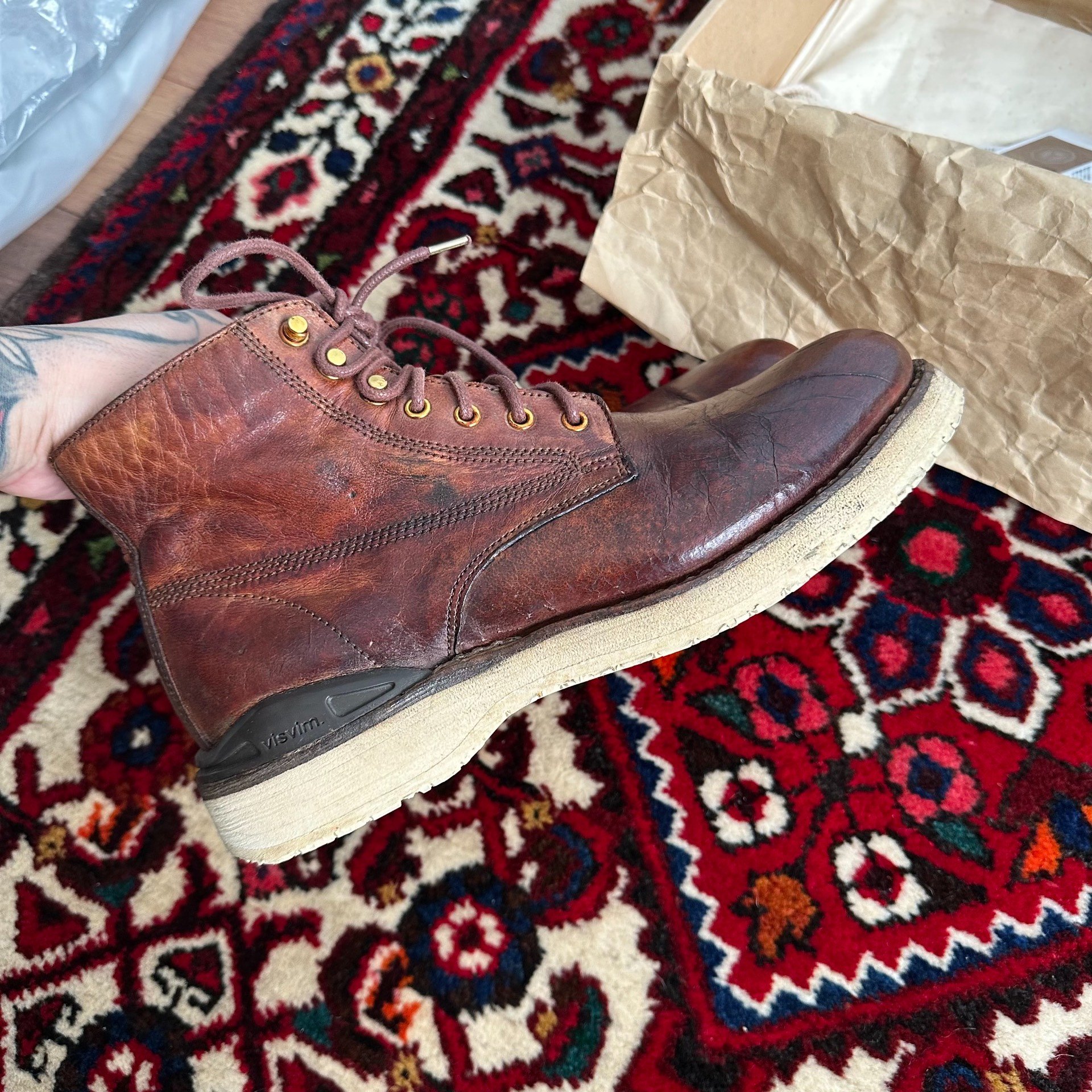 visvim 20AW ICT VIRGIL BOOTS — detail