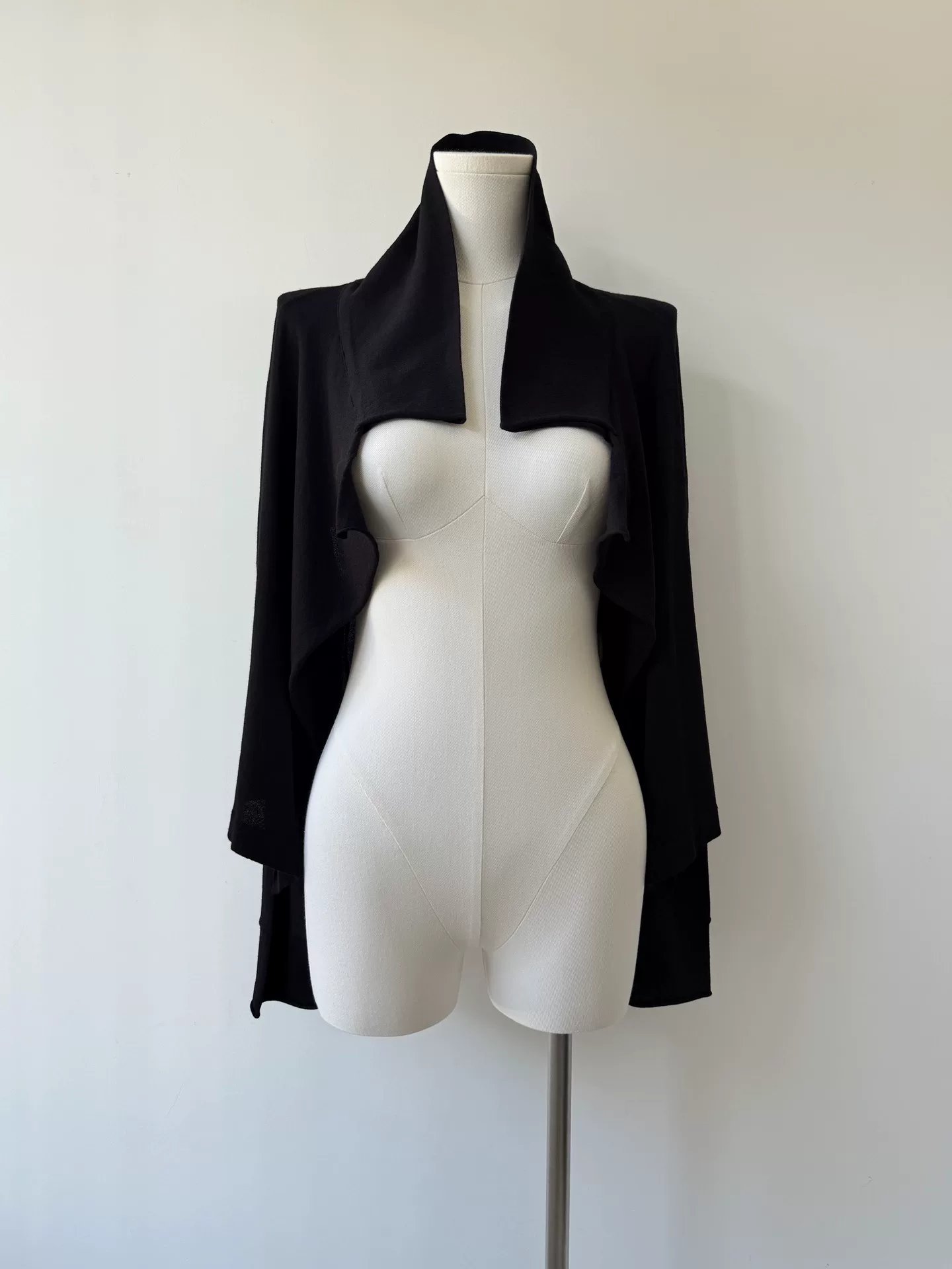 Yohji Yamamoto Y's 16SS Asymmetrical Cardigan — back