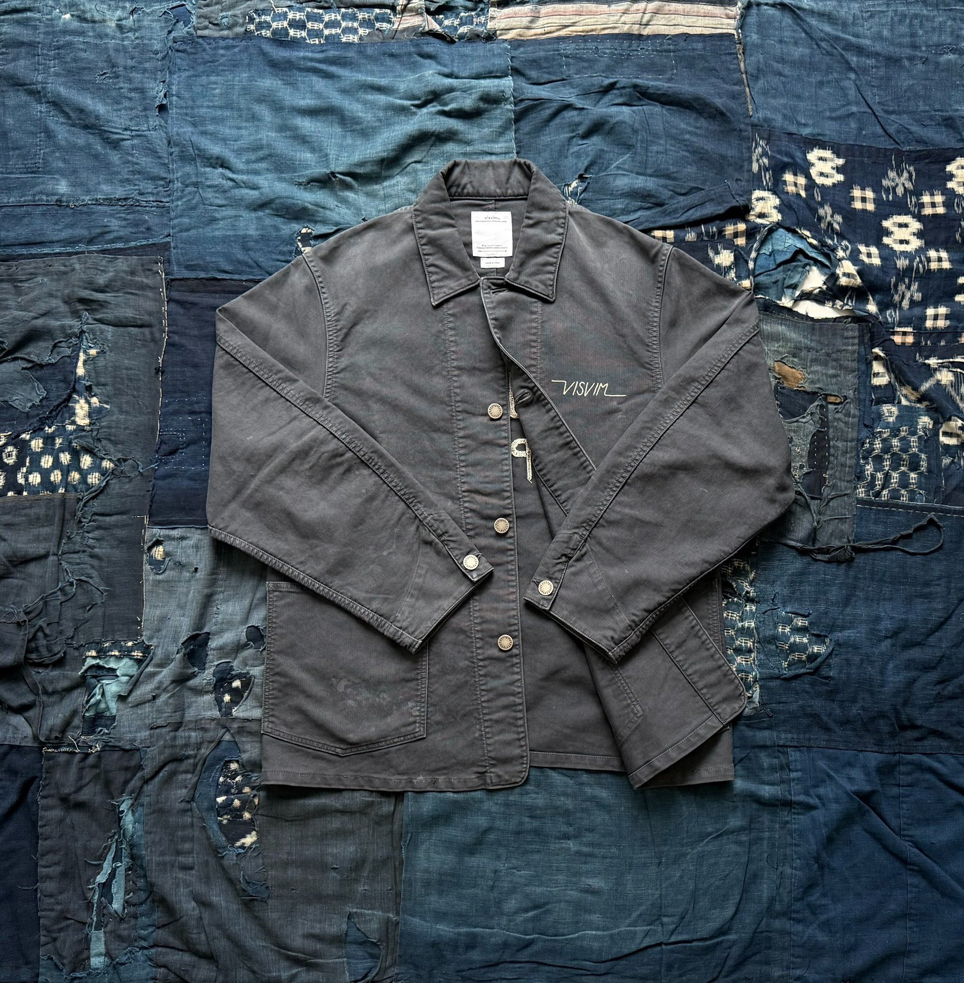 VISVIM 25AW Damaged German Cords Coverall Jacket — front