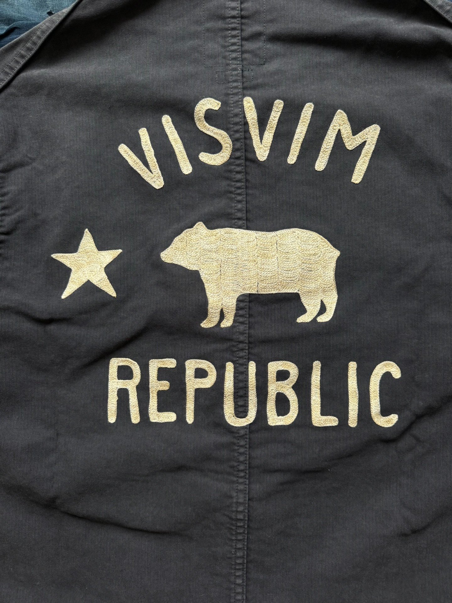 VISVIM 25AW Damaged German Cords Coverall Jacket — label