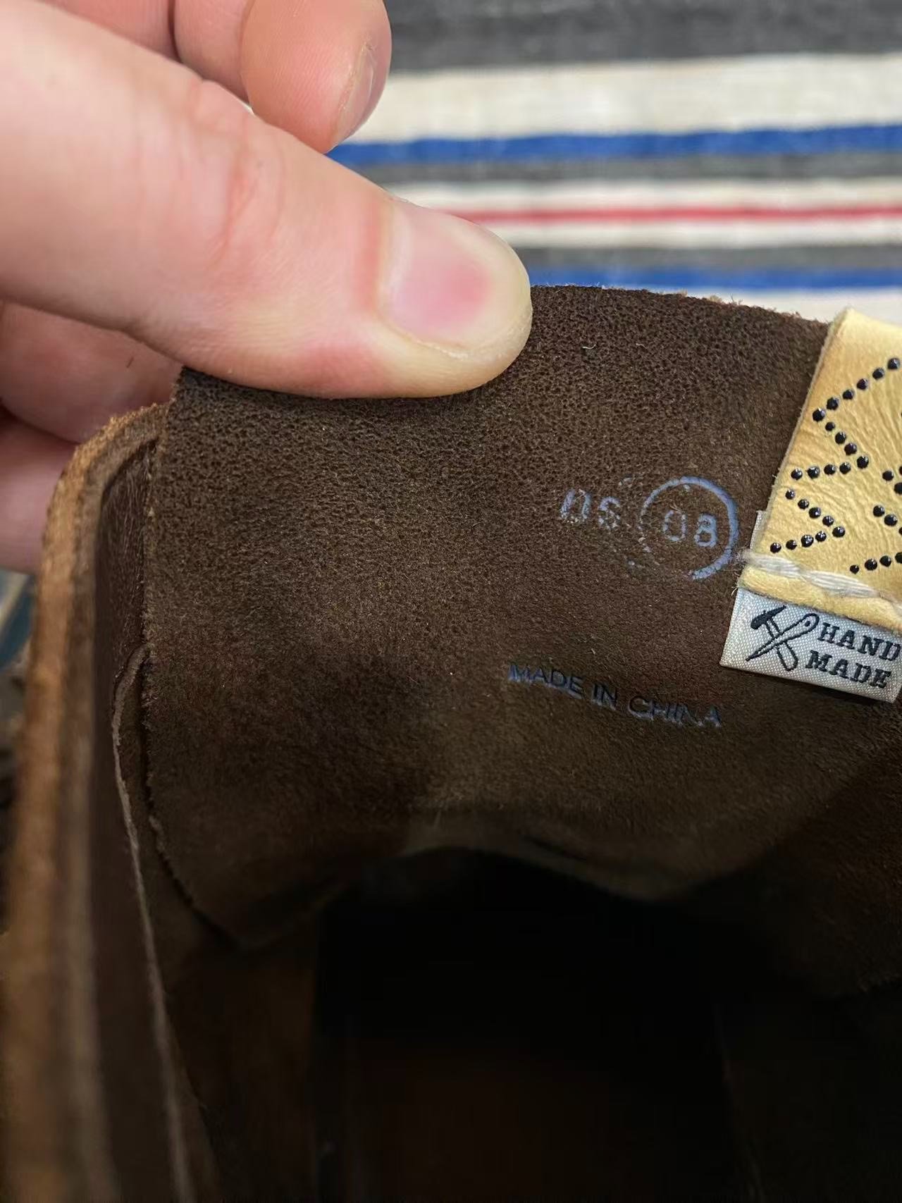 VISVIM 21SS DECOY DUCK BOOTS — label