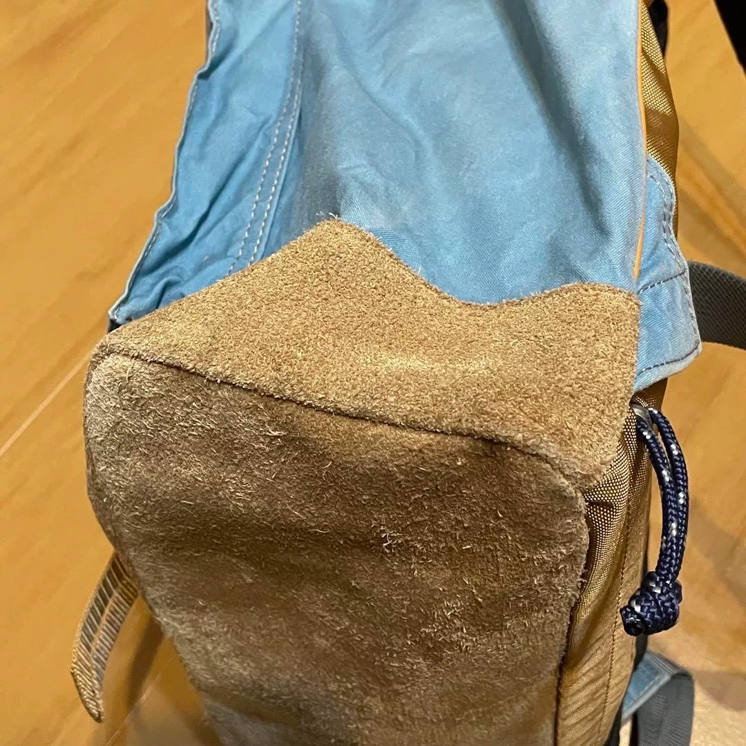 Porter Sunrain Olive Green Backpack — label
