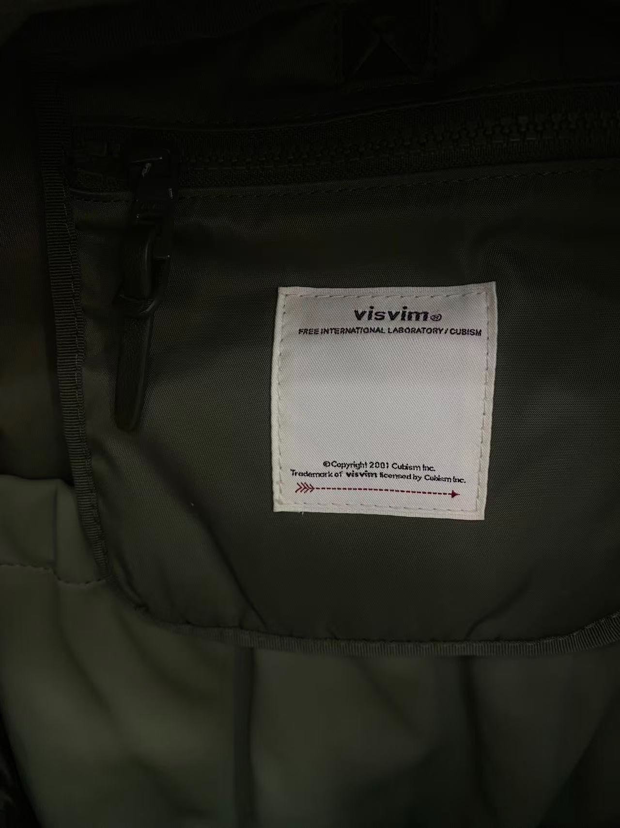 VISVIM Cordura Army Green Backpack — back