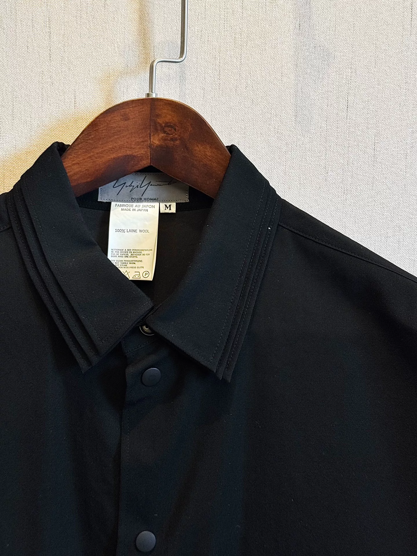 Yohji Yamamoto 99AW Wool Shirt Jacket — front
