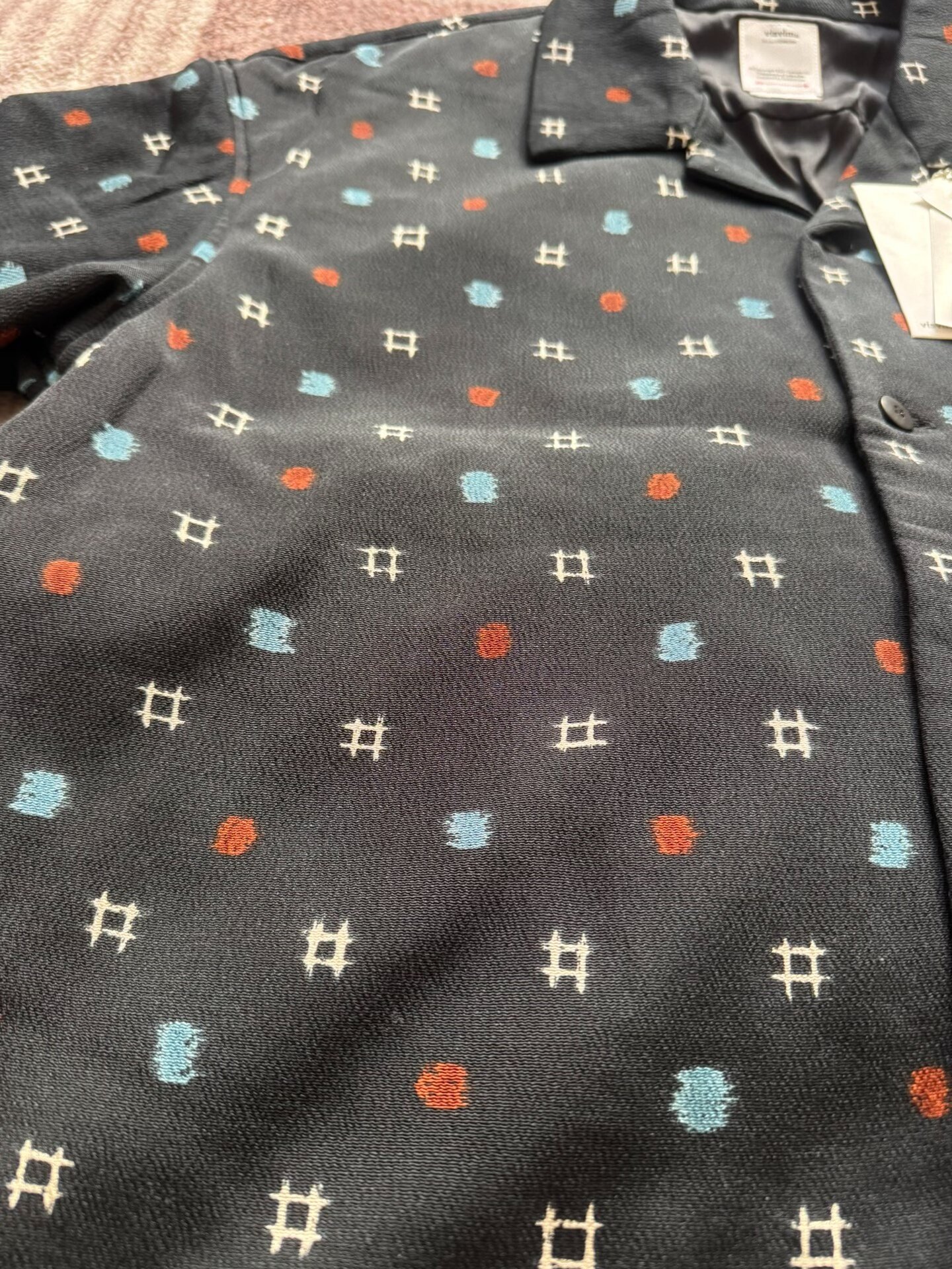 VISVIM 25SS WALLIS SHIRT S/S MAWATA SILK — front