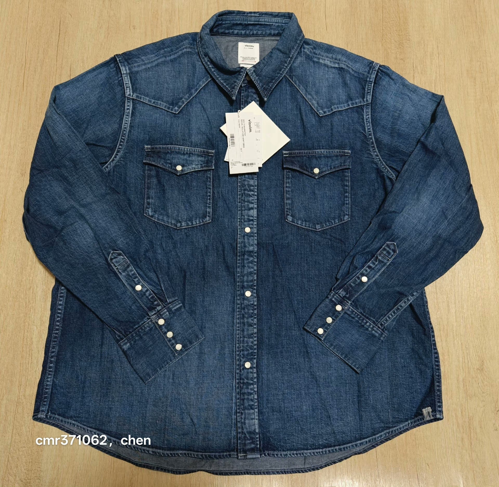 VISVIM 26SS Social Sculpture Denim Shirt