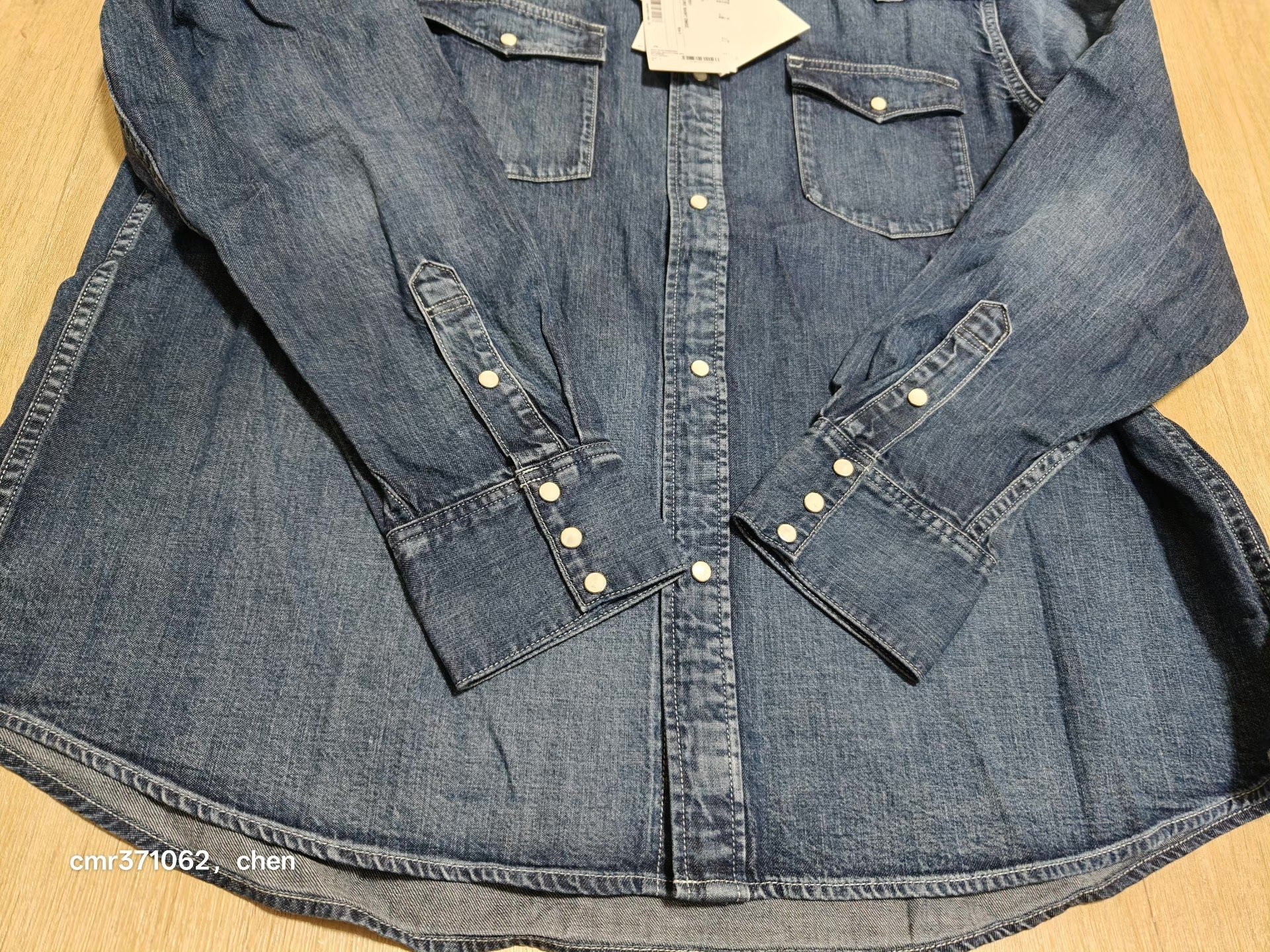 VISVIM 26SS Social Sculpture Denim Shirt — back
