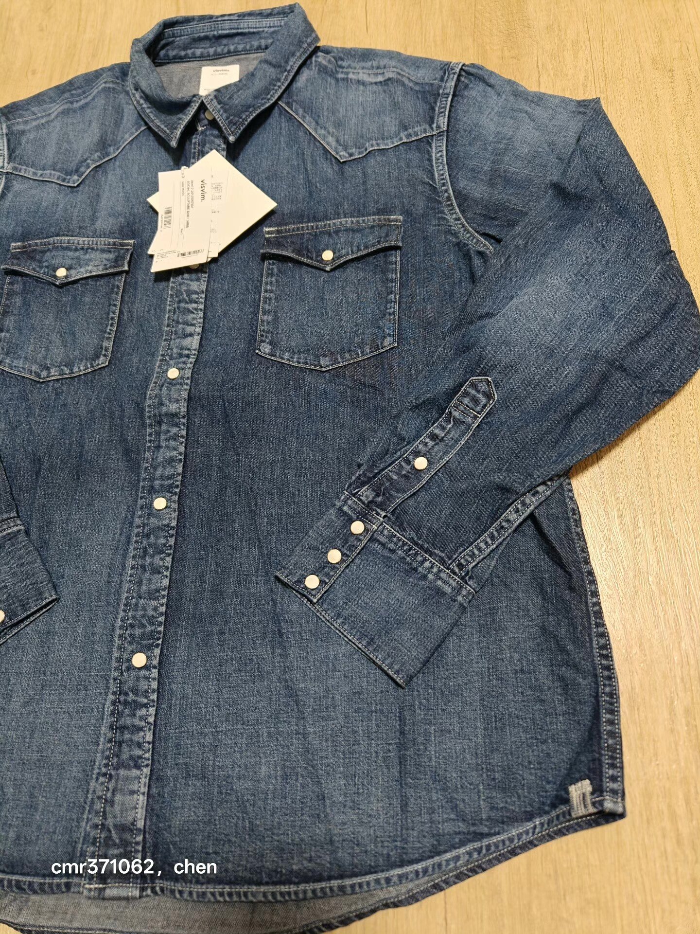 VISVIM 26SS Social Sculpture Denim Shirt — front