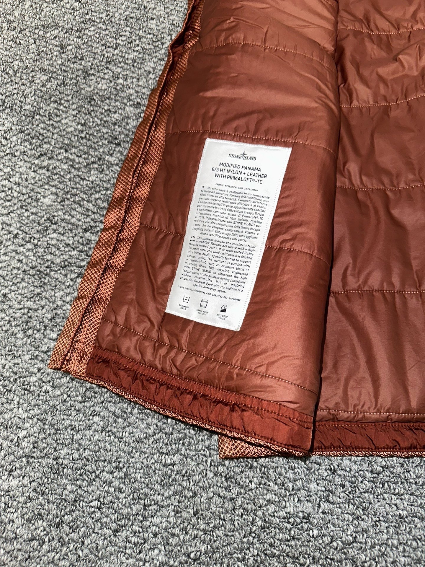 Stone Island High-Density Woven Vest — back