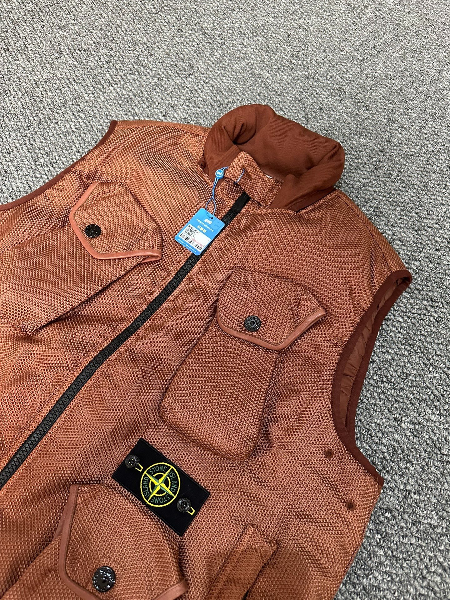Stone Island High-Density Woven Vest — front