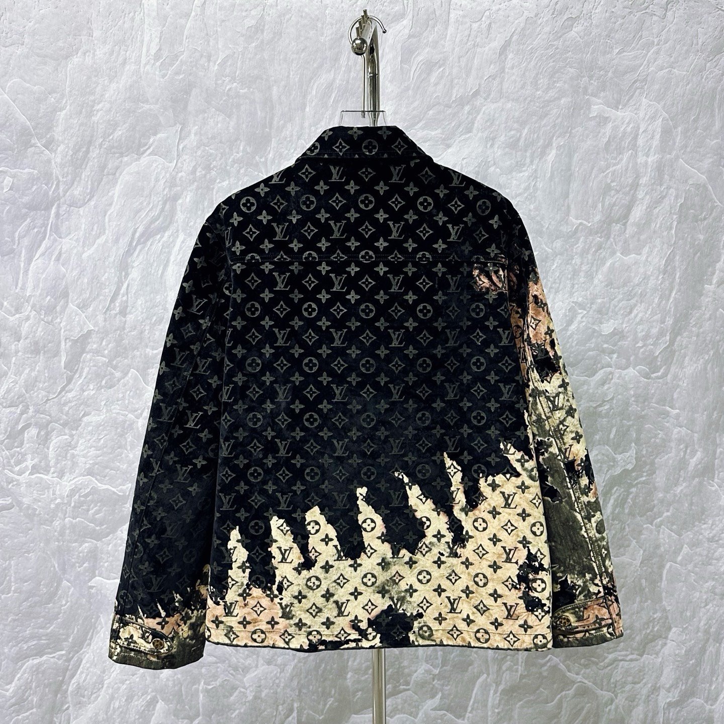 Louis Vuitton SS24 Fiery Cloud Denim Jacket — back