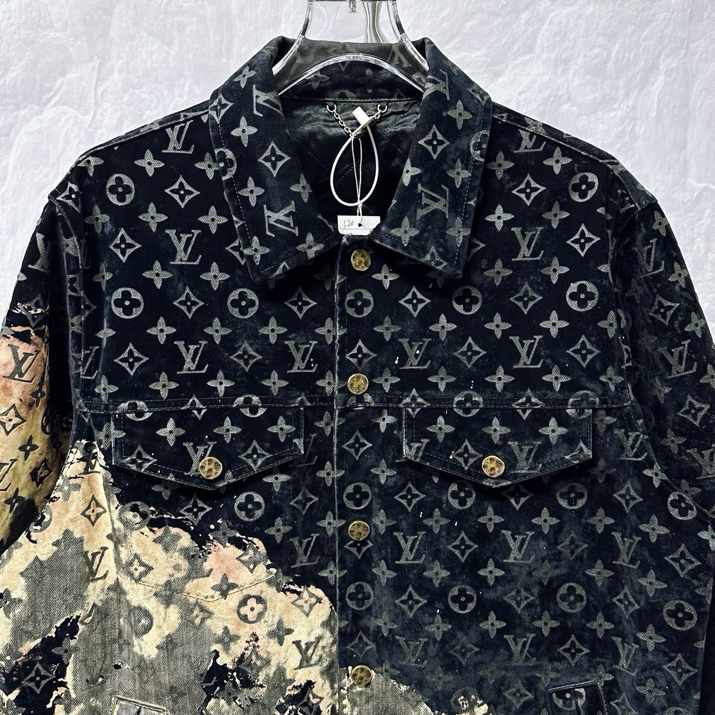 Louis Vuitton SS24 Fiery Cloud Denim Jacket — front