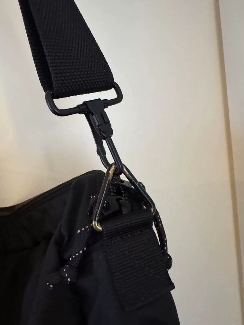 PORTER Force M Black Crossbody Bag — detail