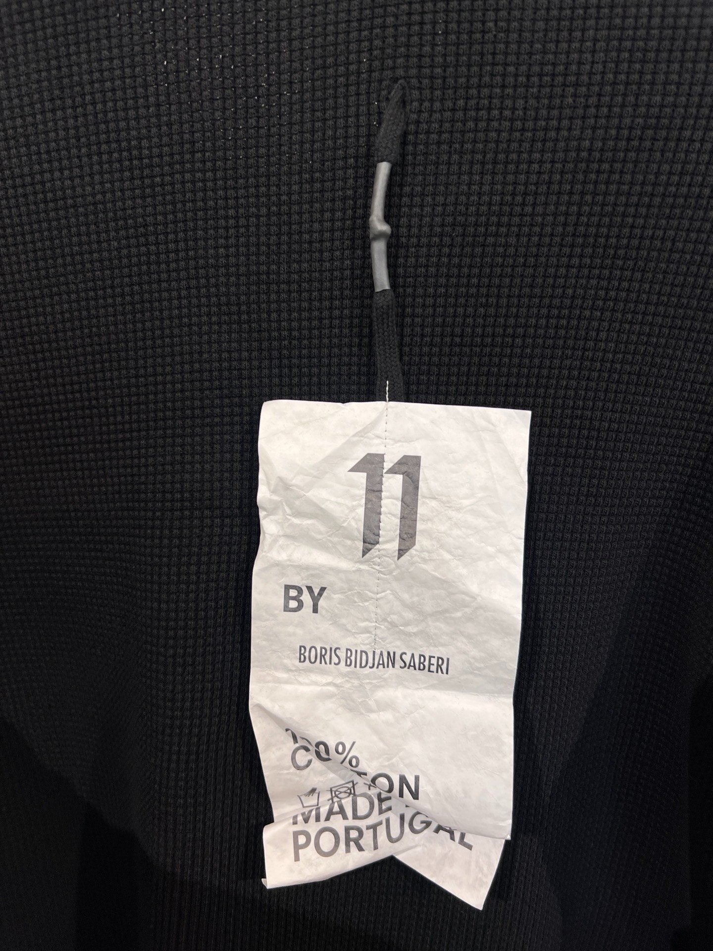 Boris Bidjan Saberi 11by bbs C2 Black Pullover — label