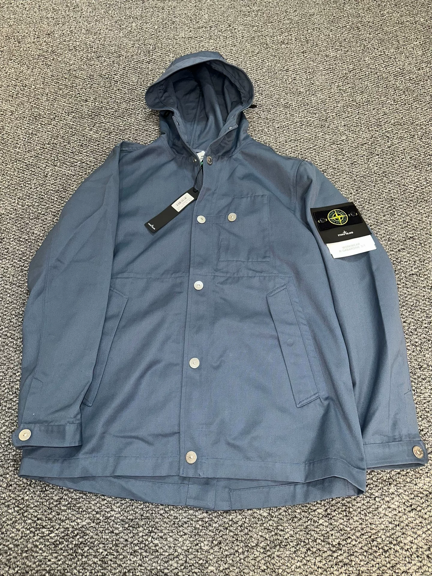 Stone Island Twill Haze Blue Jacket