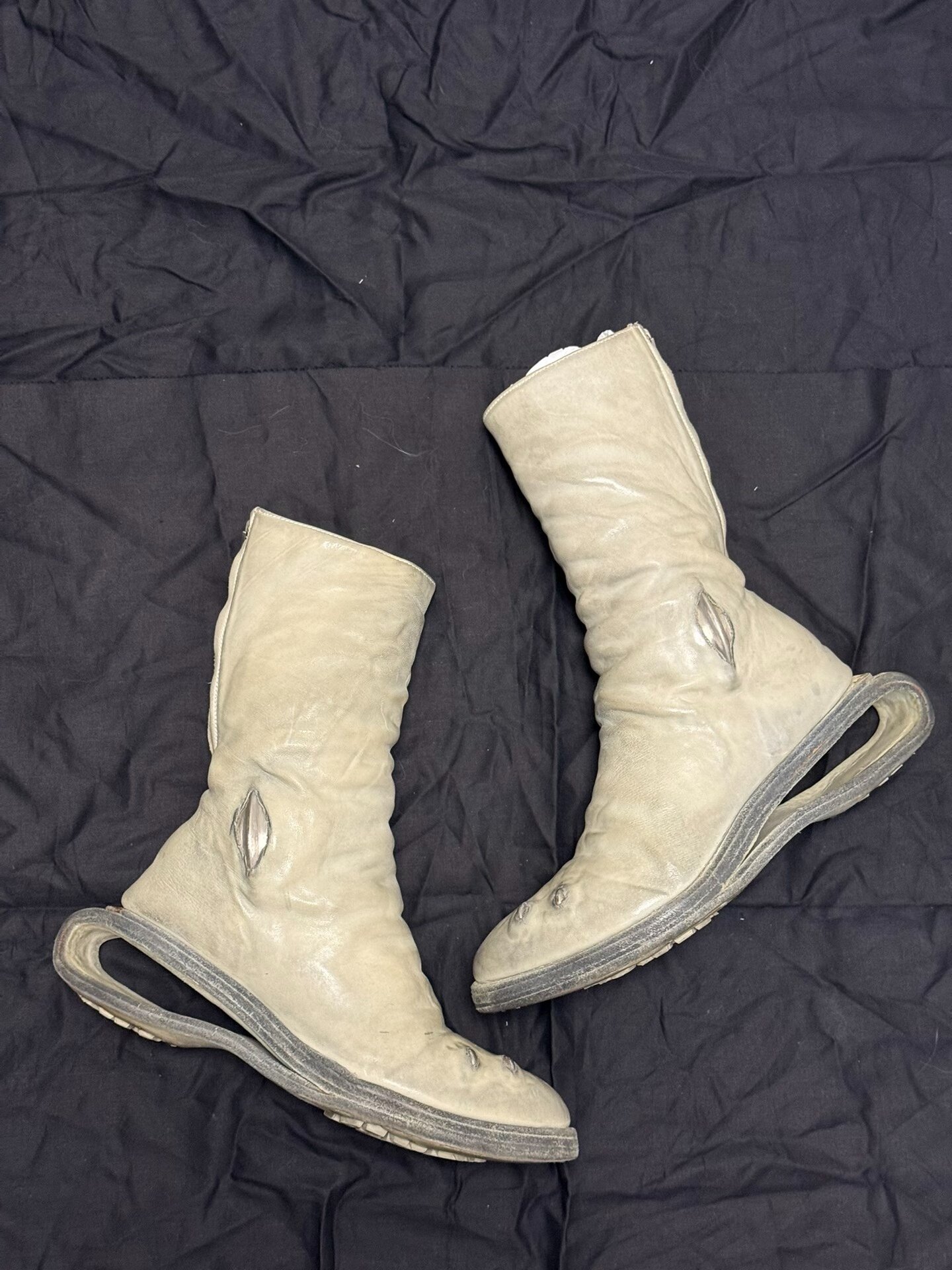 Carol Christian Poell U-Sole Leather Boots