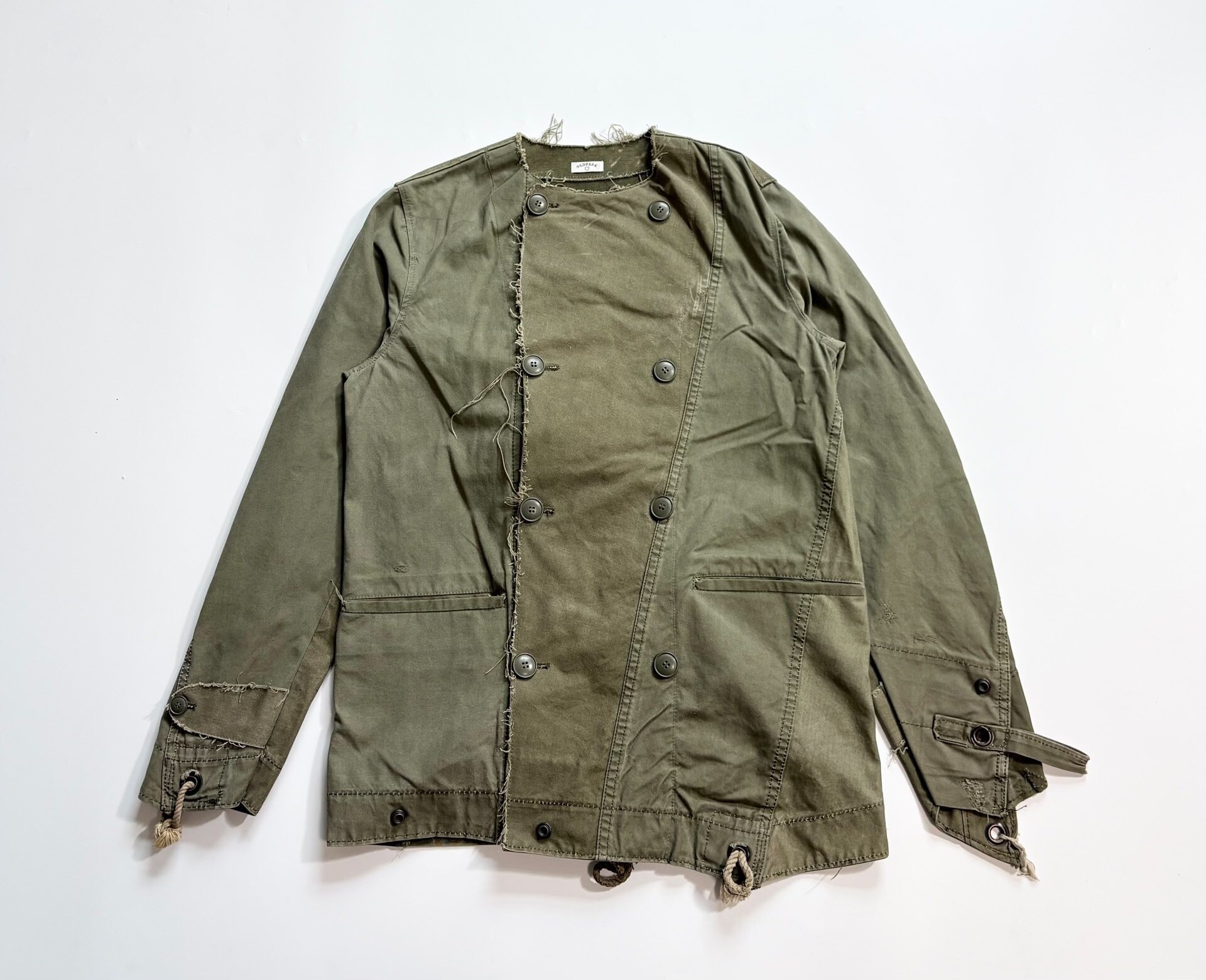 OLD PARK Military Patchwork Jacket